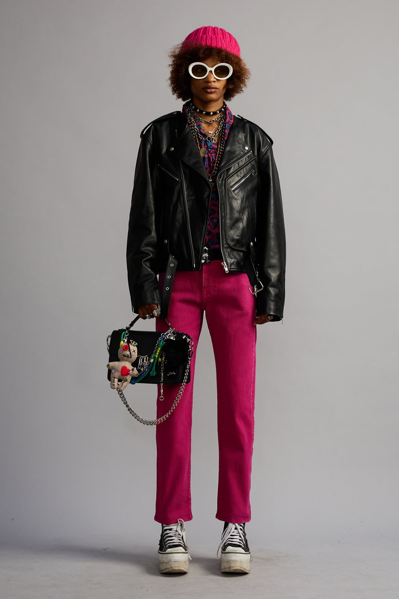 ROMEO JEAN - FUCHSIA PINK STRETCH - R13