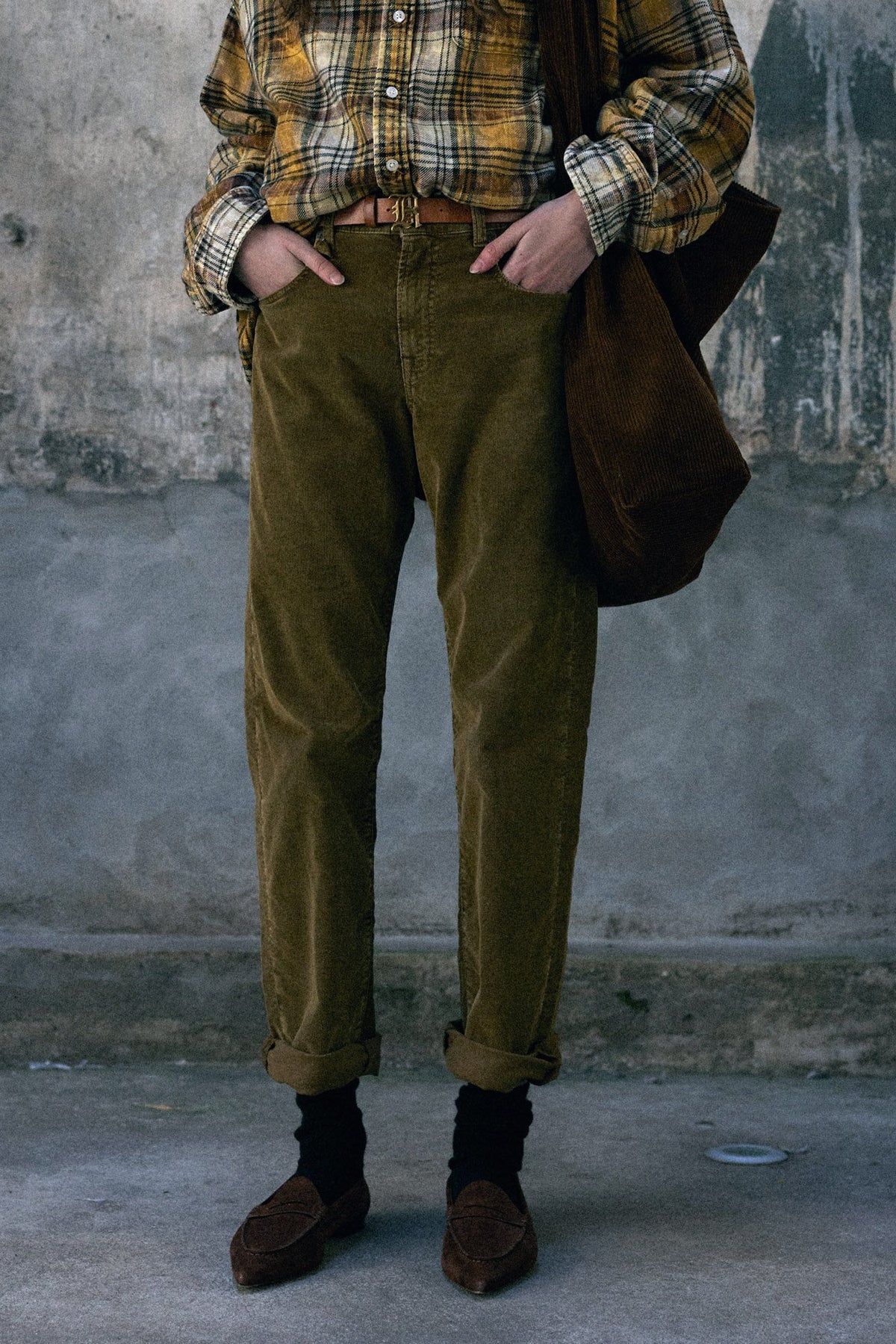 Romeo Jean - Golden Brown Stretch Cord - R13