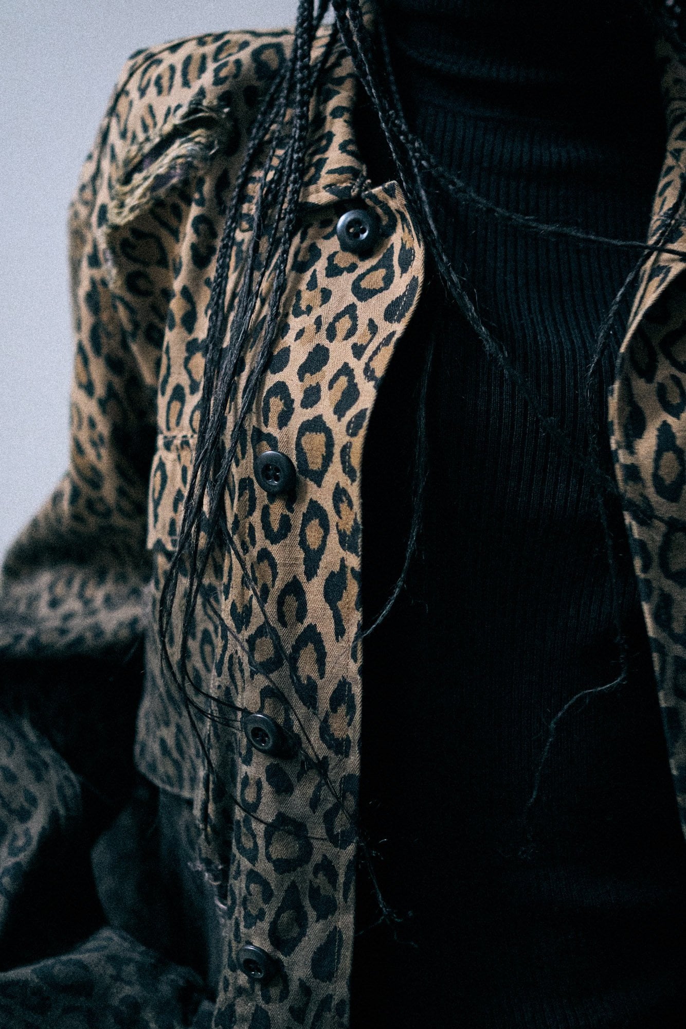 Shredded Abu Jacket - Brown Leopard - R13