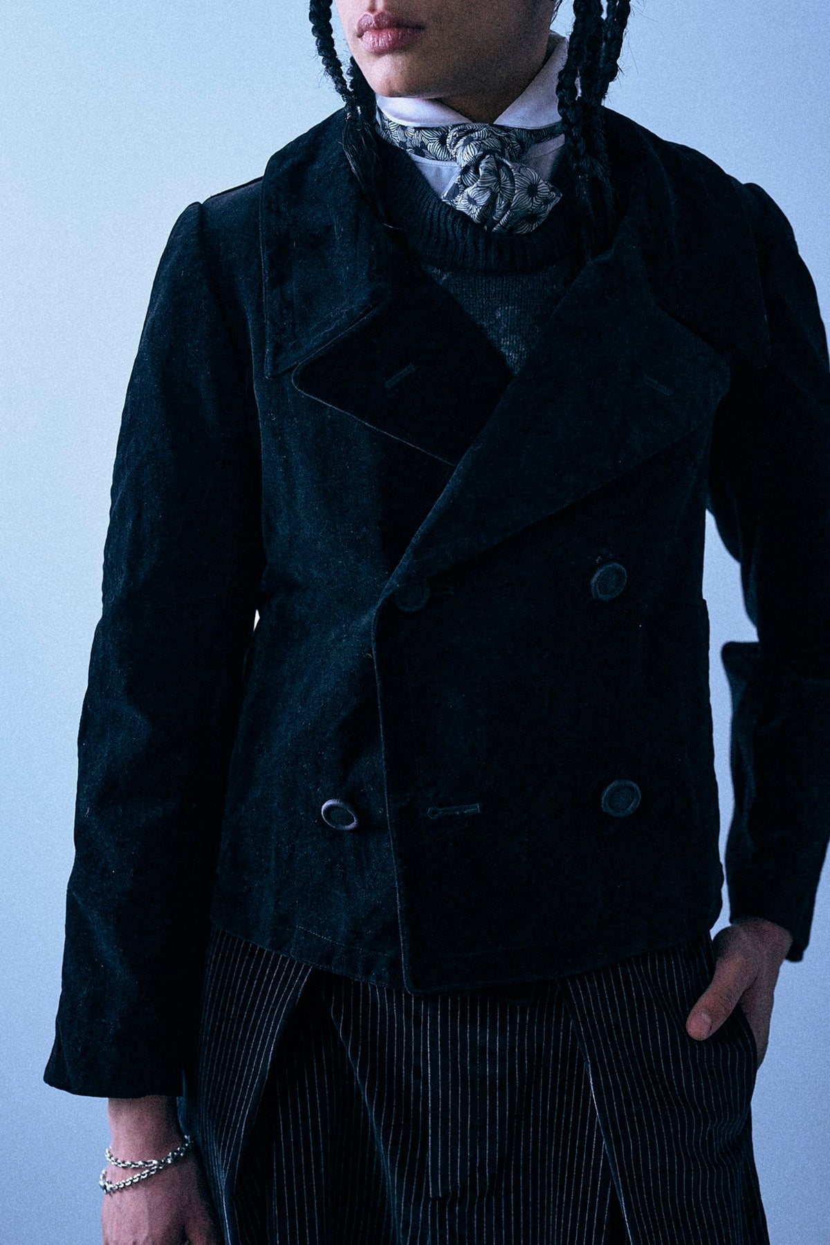 Shrunken Trench - Black - R13