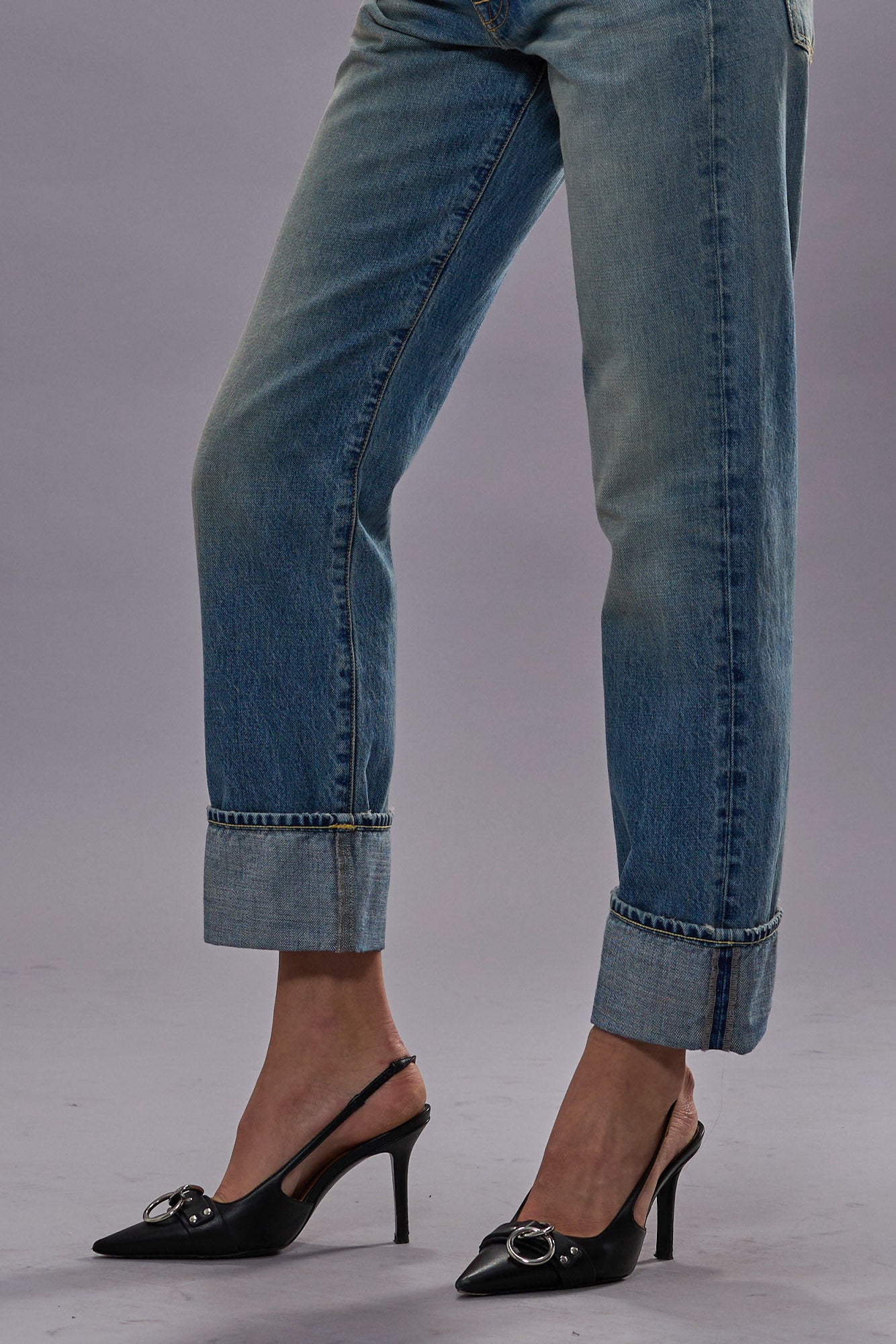 SID HARNESS HEEL - BLACK - R13