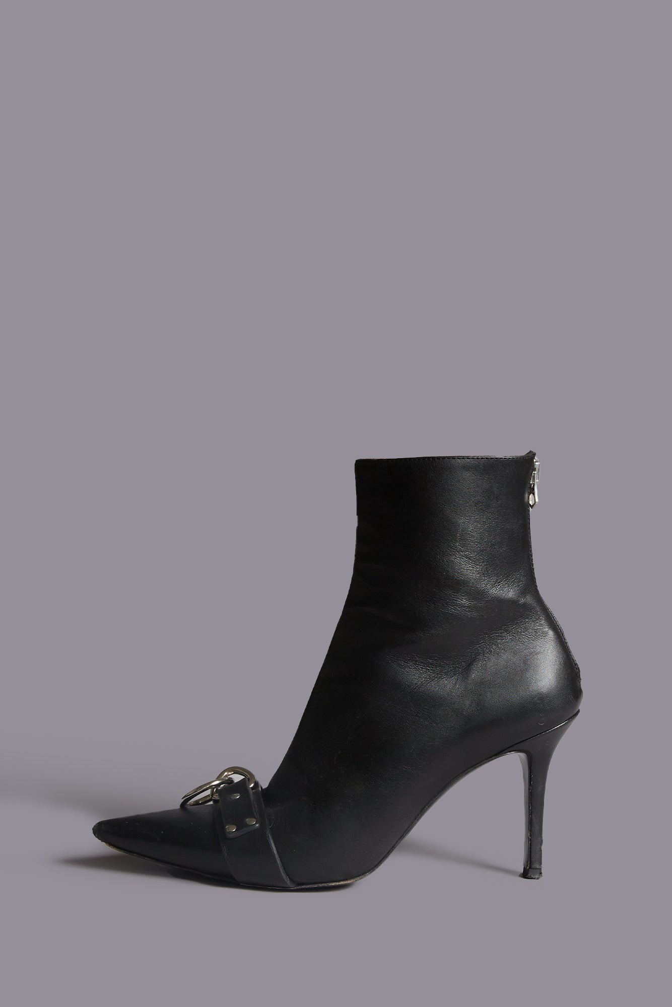 SID HEELED HARNESS BOOT - BLACK - R13