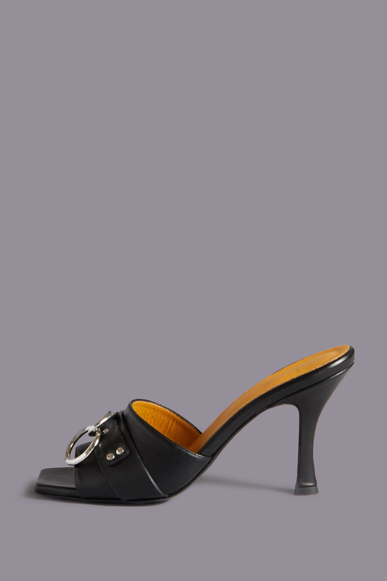 SID HEELED HARNESS SLIDE - BLACK - R13