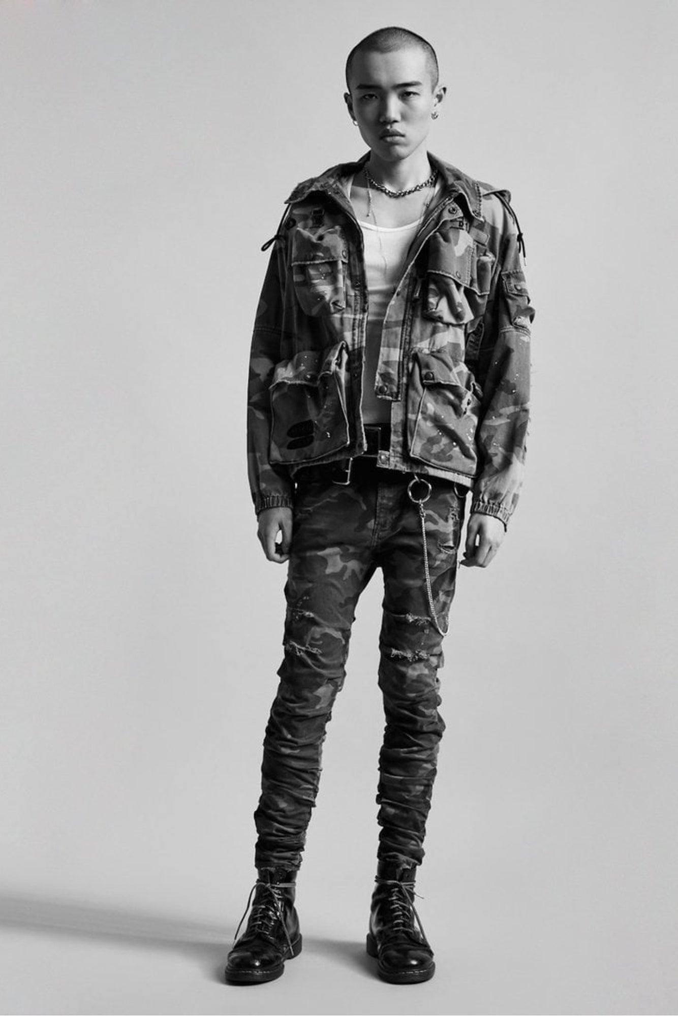 Skywalker Jean - Camo With Rips