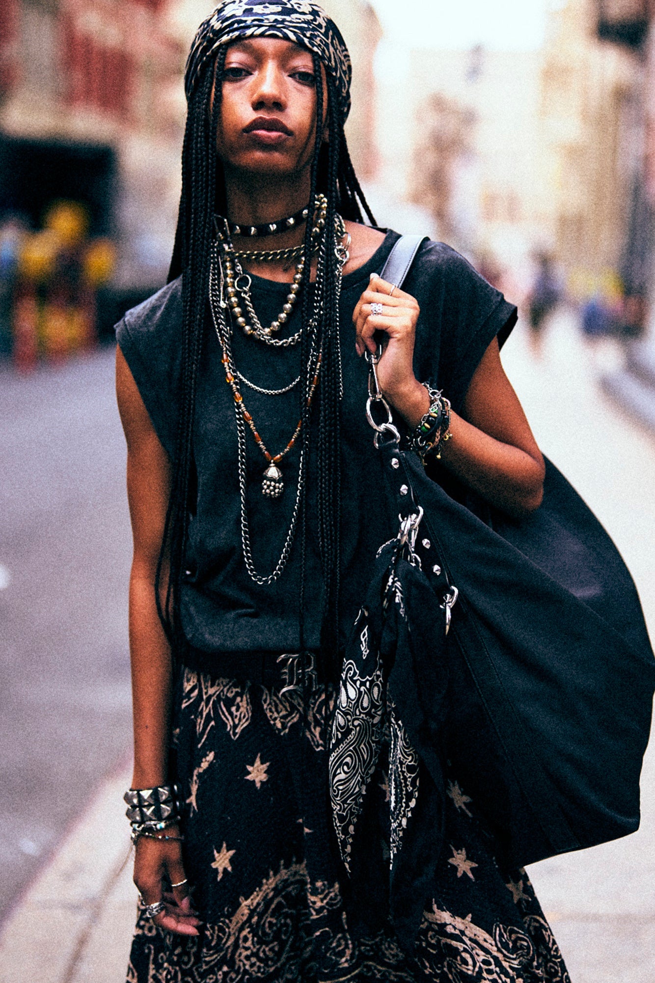 SLEEVELESS T - DARK ACID GREY - R13