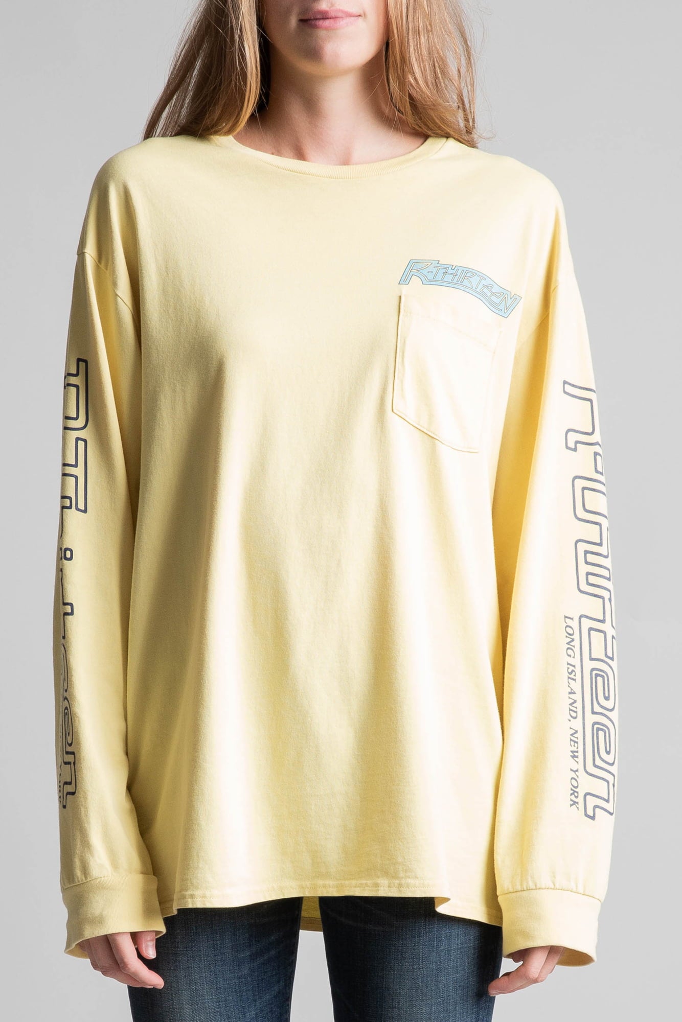 Sunset Surf L/S T - Vintage Yellow - R13