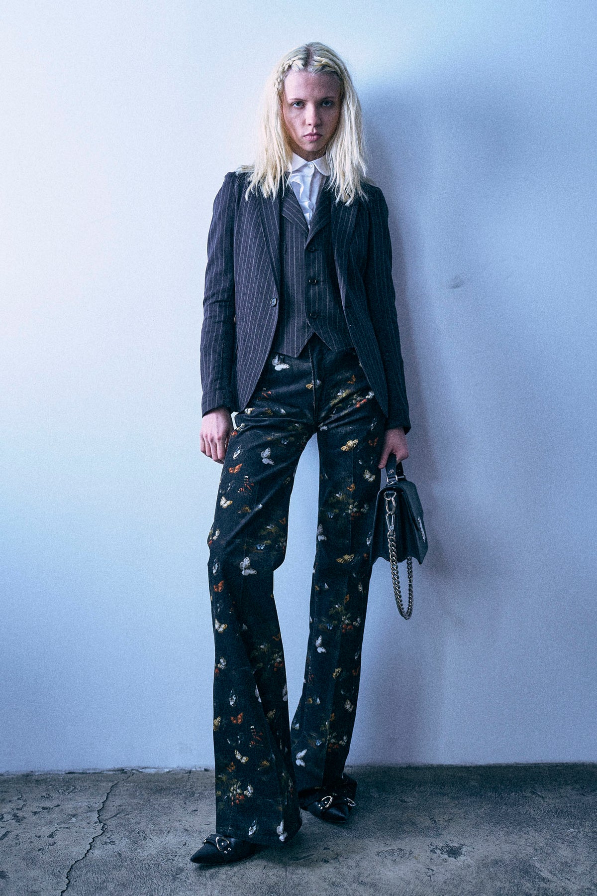 Super Shrunken Blazer - Black Multi Stripe - R13