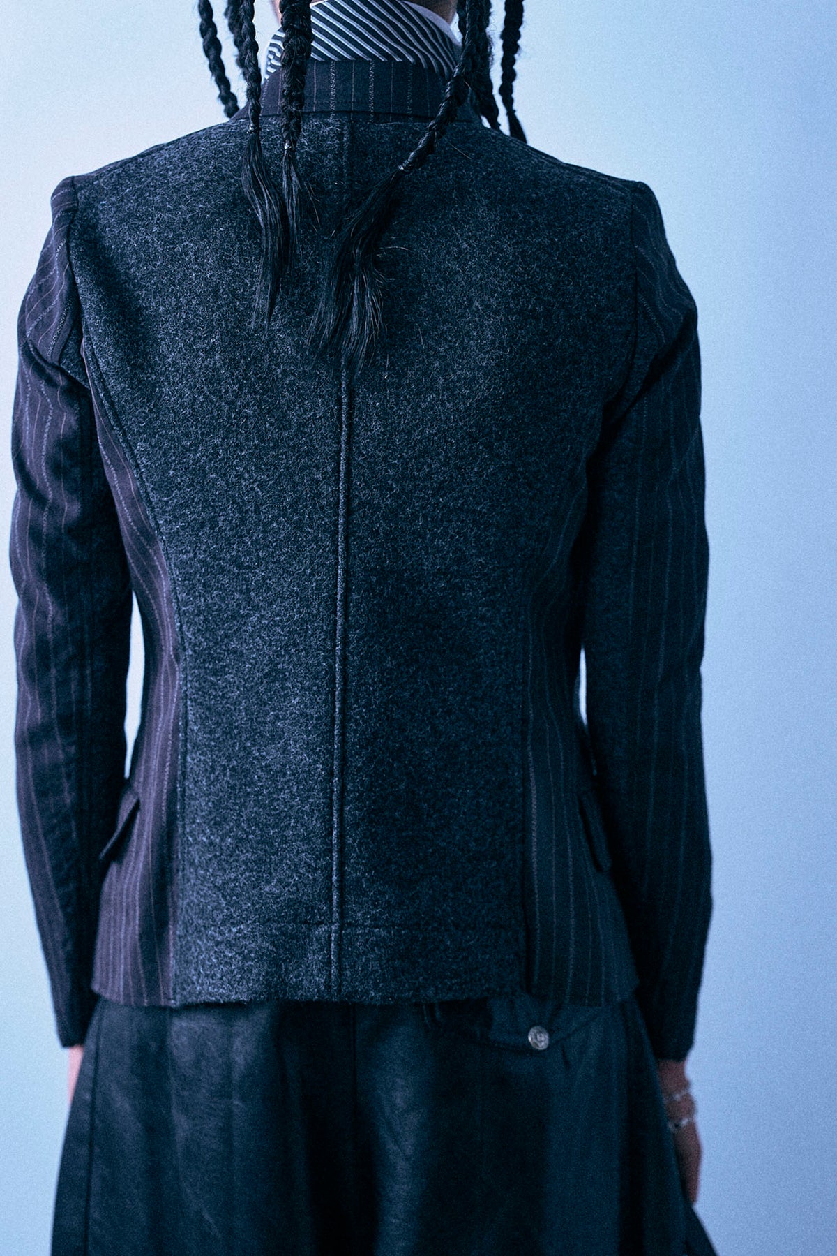 Super Shrunken Blazer - Black Multi Stripe - R13
