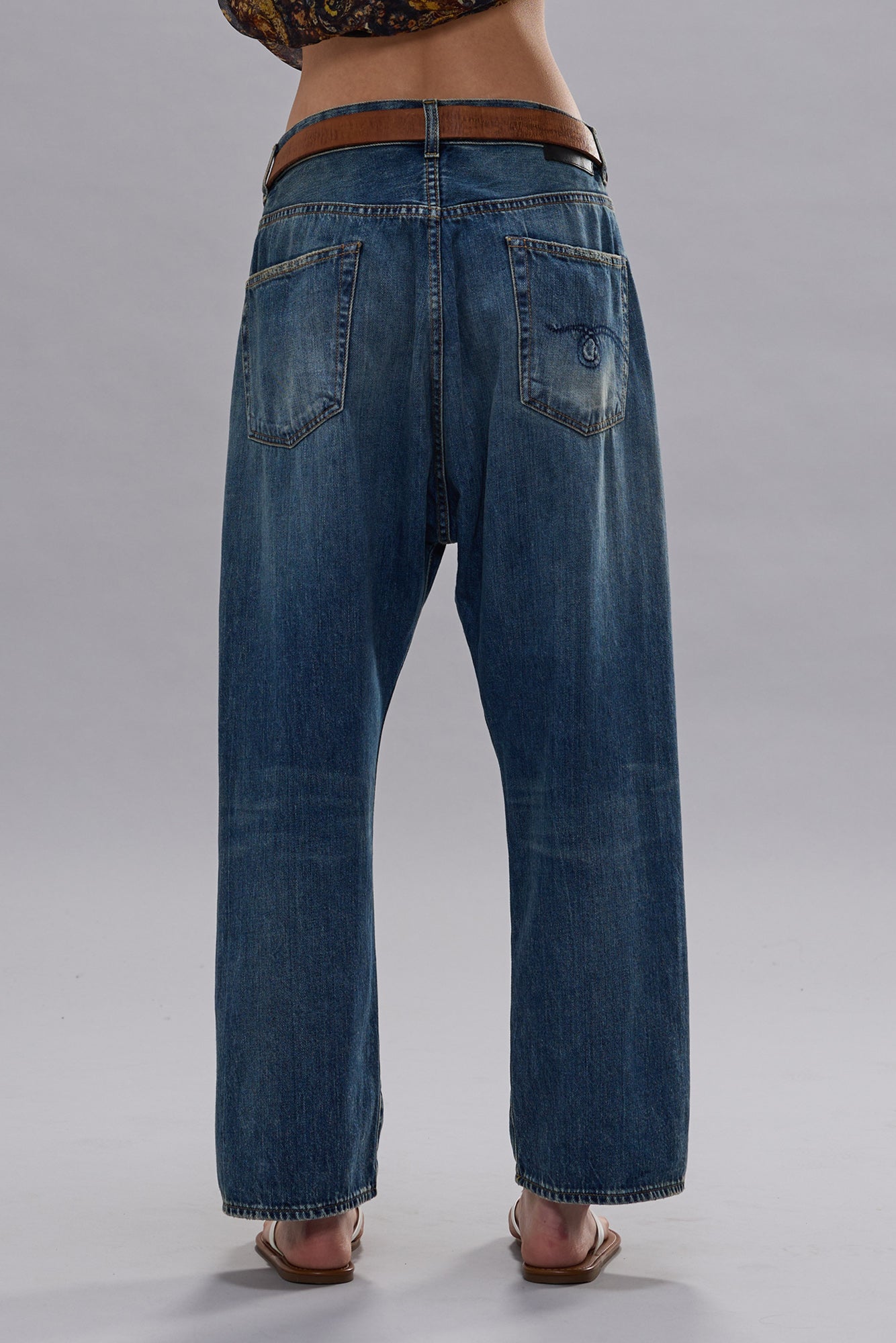 新品 R13 25AW TAILORED DROP JEAN デニムパンツ 25 TAILORED DROP JEAN - RAINE BLUE - R13