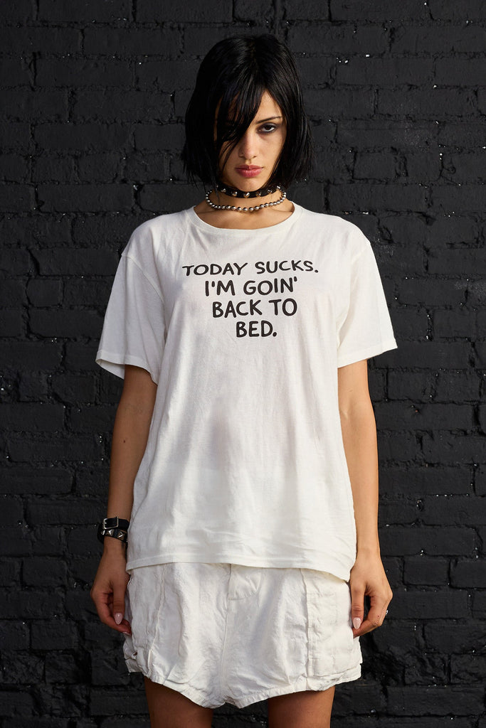 Today Sucks Boy T - Off White