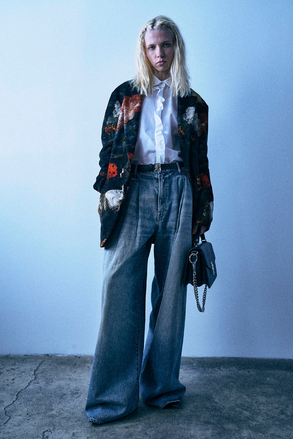 Triple Pleat Jean - Rivington Blue - R13