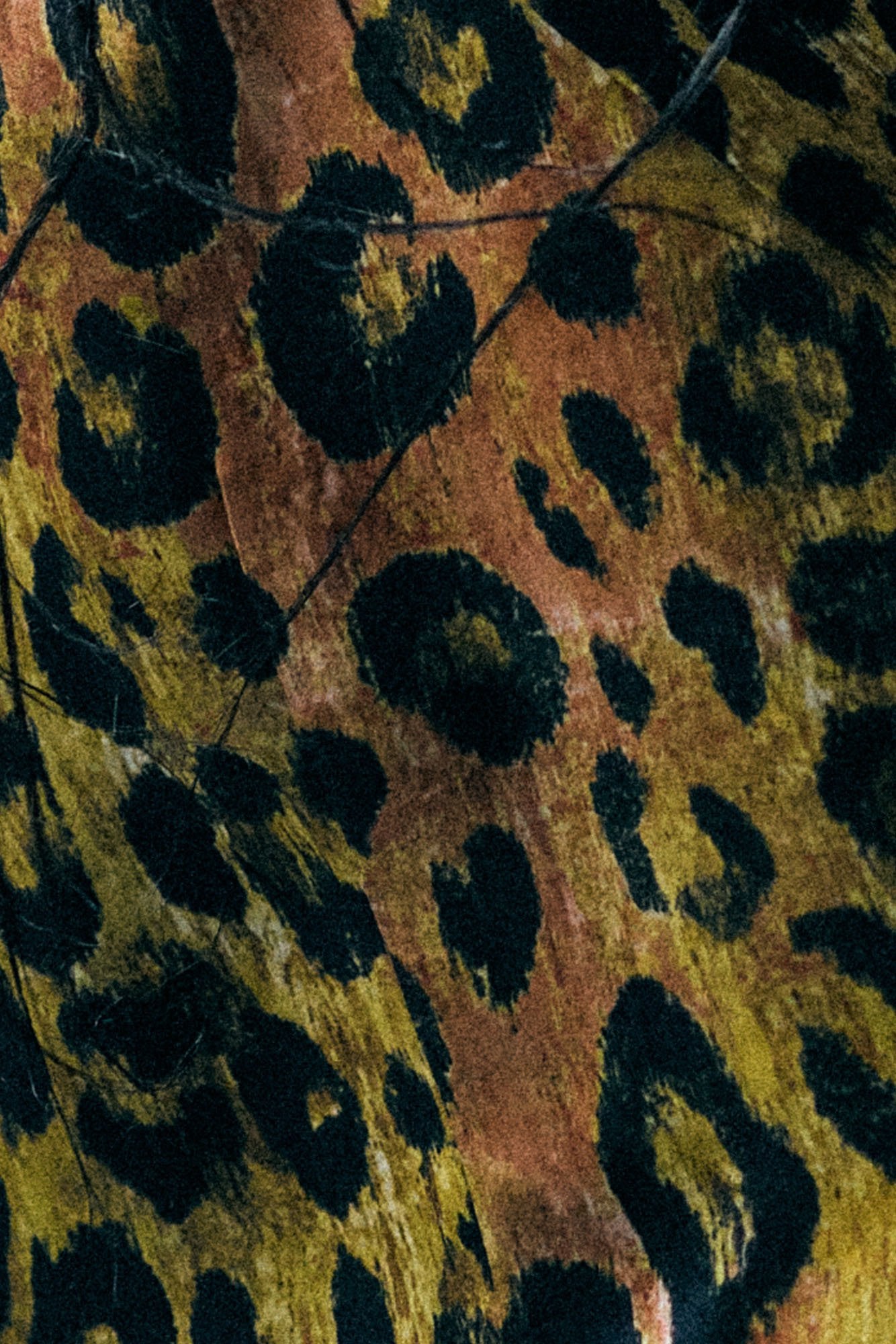 Triple Pleat Pant - Light Brown Pink Leopard - R13