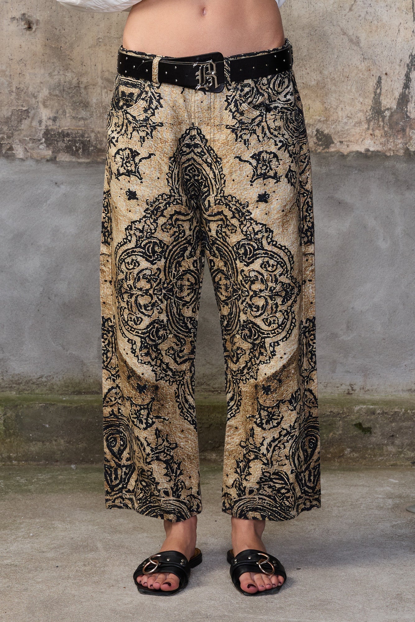 X-BOYFRIEND 5-POCKET PANT - KHAKI BANDANA - R13