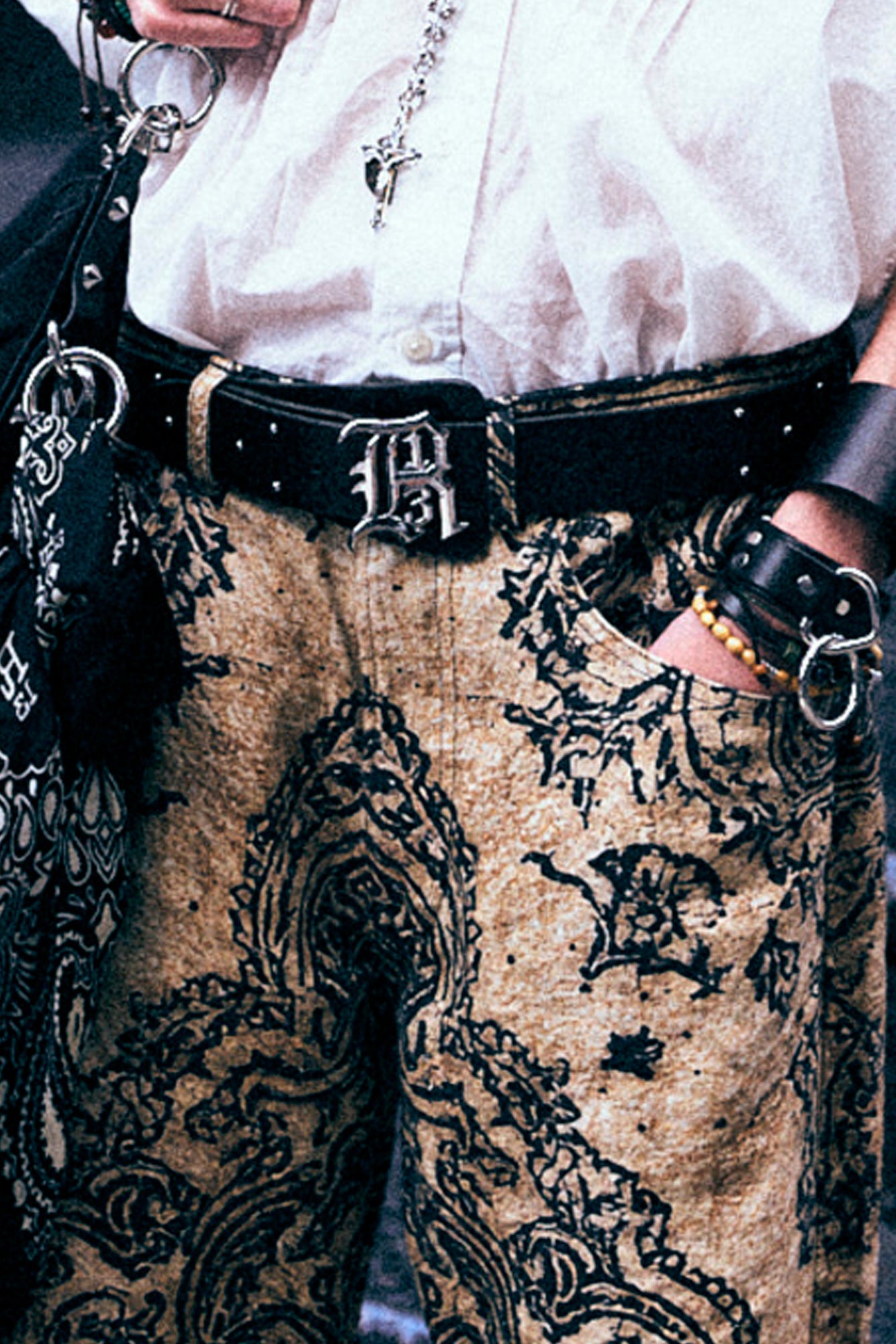 X-BOYFRIEND 5-POCKET PANT - KHAKI BANDANA - R13