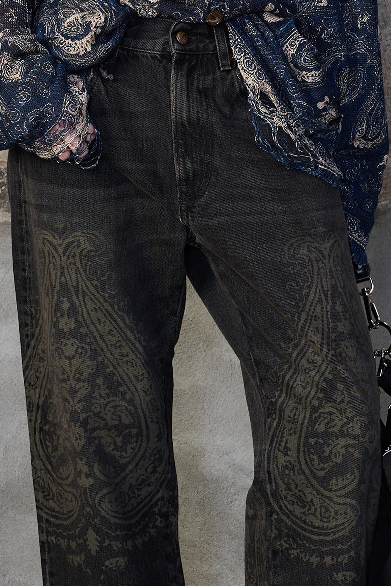 X-BOYFRIEND JEAN - BAROQUE BLACK SELVEDGE - R13