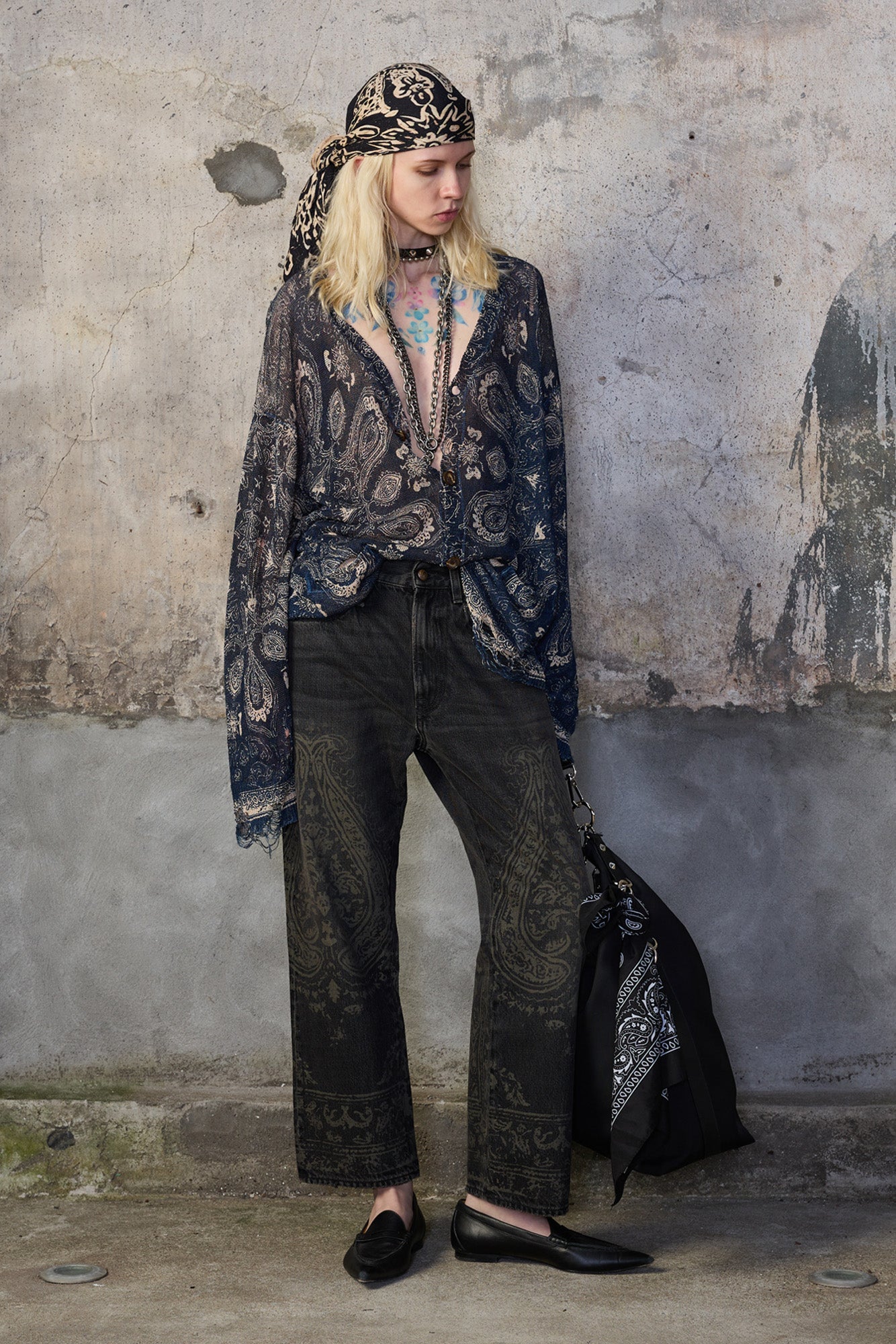 X-BOYFRIEND JEAN - BAROQUE BLACK SELVEDGE