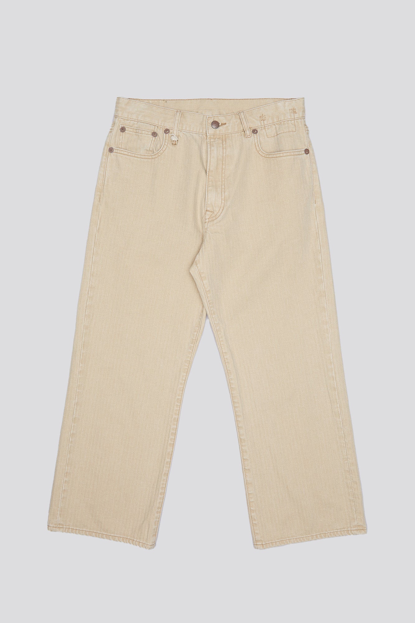 X-Boyfriend Jean - Khaki Herringbone Twill - R13