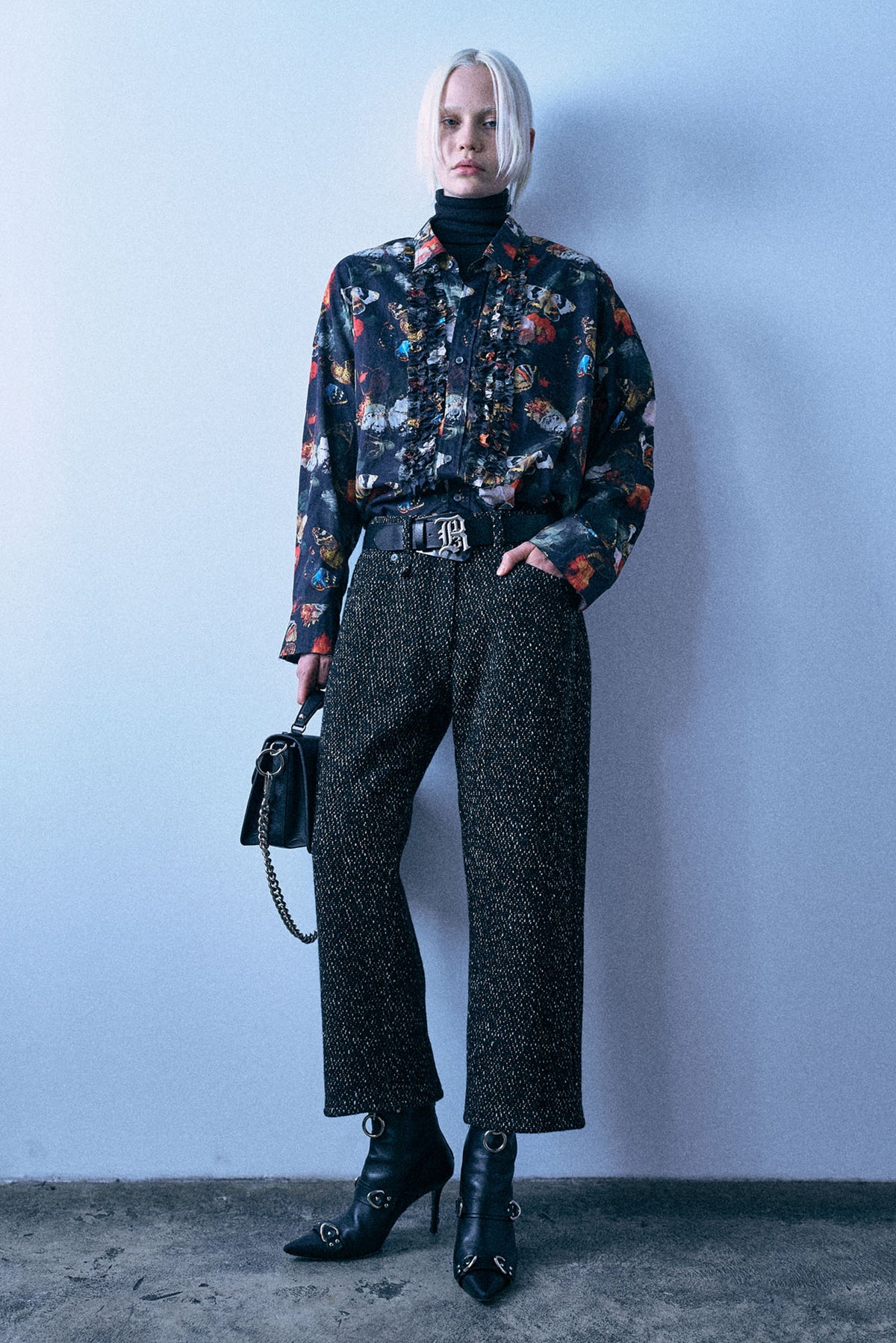 X-Boyfriend Pant - Marled Black - R13