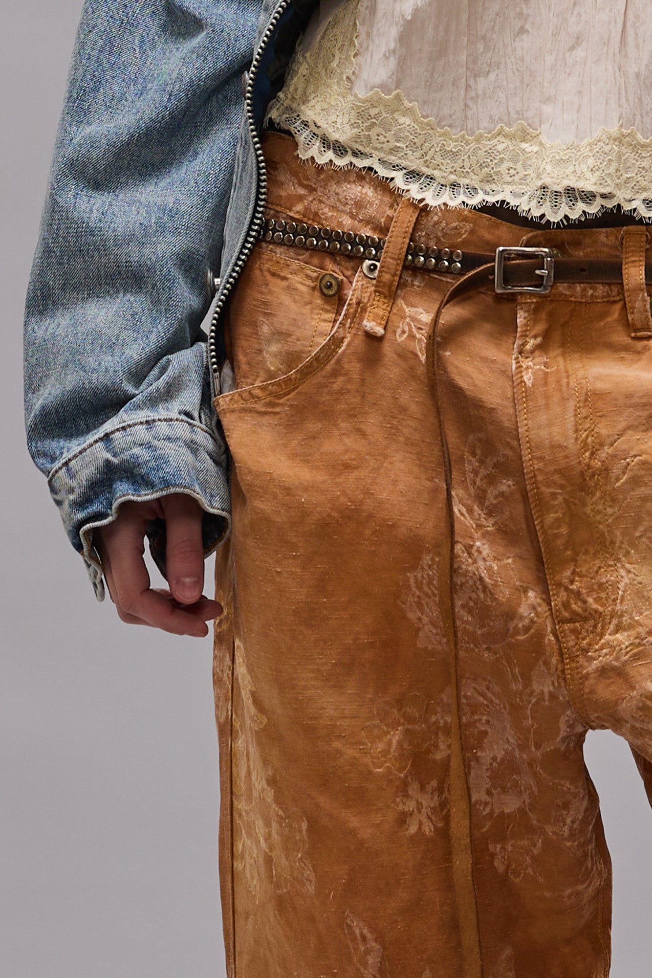 X-BOYFRIEND PANT - ORANGE FLORAL - R13