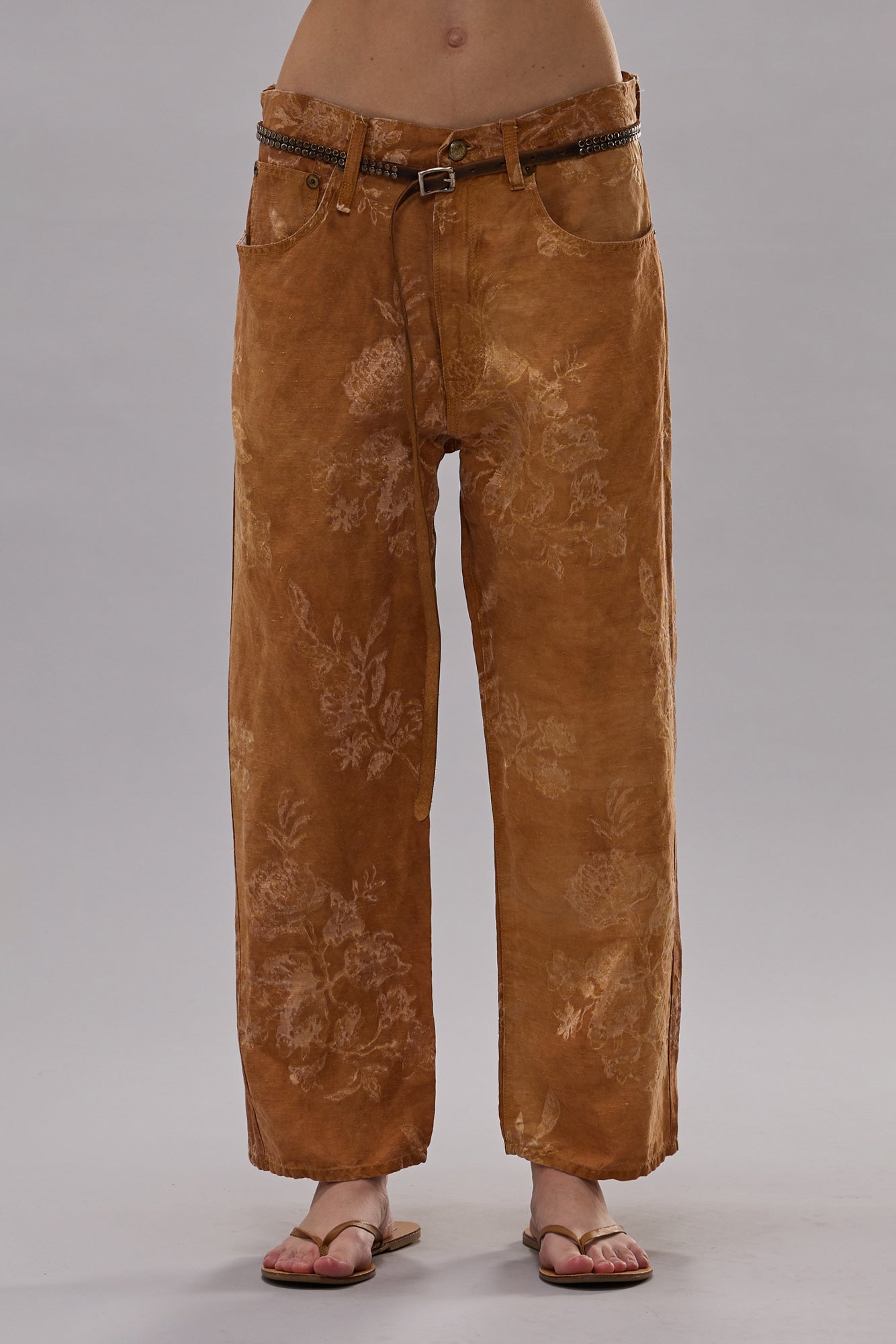 X-BOYFRIEND PANT - ORANGE FLORAL - R13