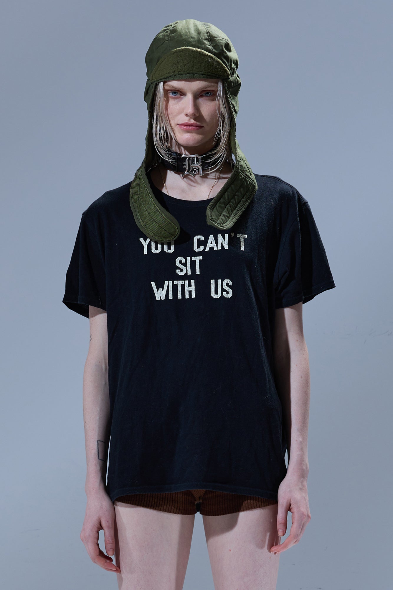 YOU CAN'T SIT WITH US BOY T - BLACK - R13