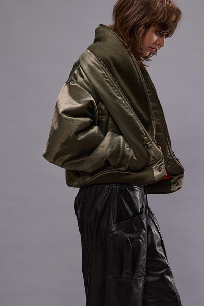 ジャケット・アウター R13 RIBBED FLIGHT BOMBER JACKET R13 Ribbed Flight Bomber | Shopbop