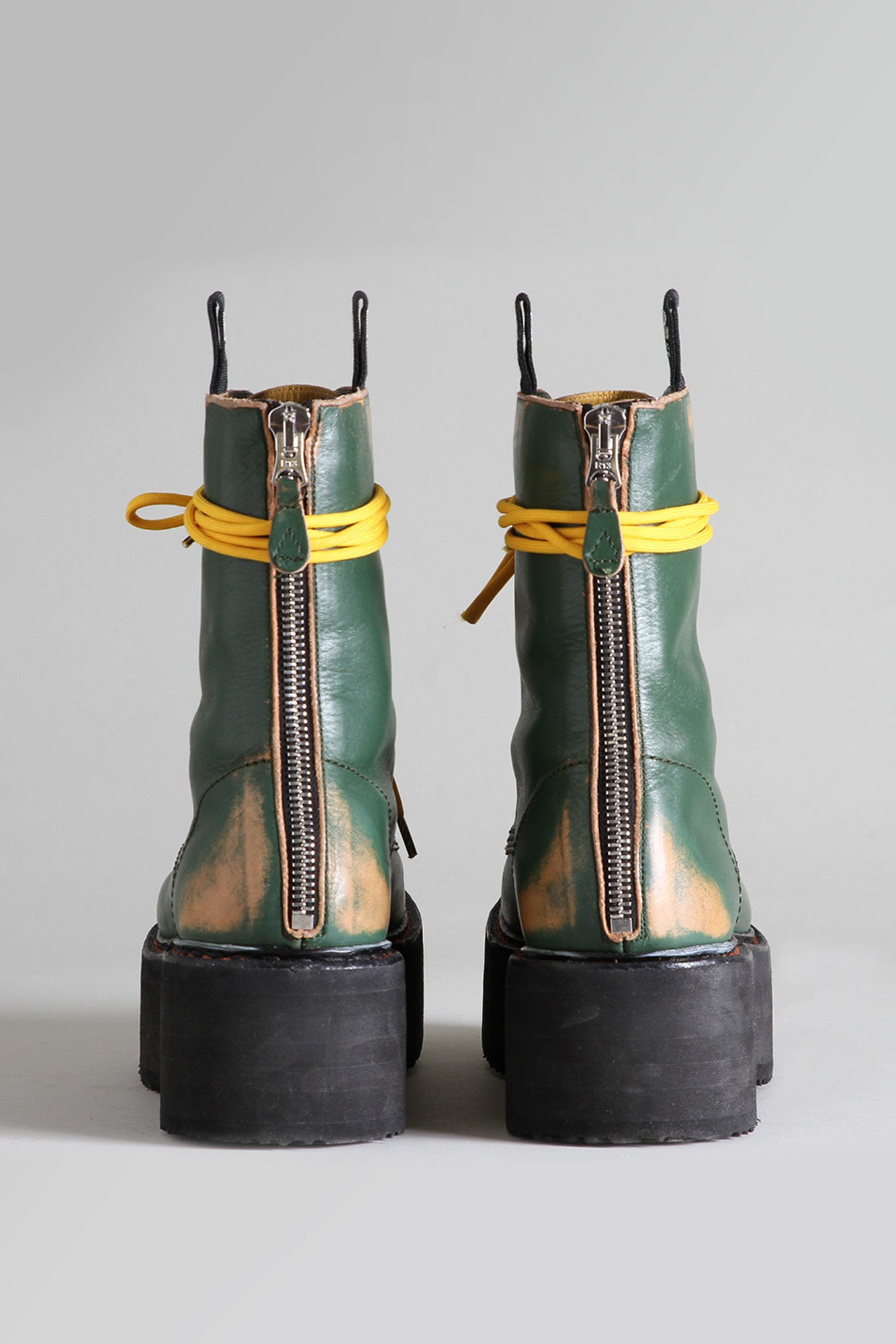 DOUBLE STACK BOOT - HUNTER GREEN REMOVE