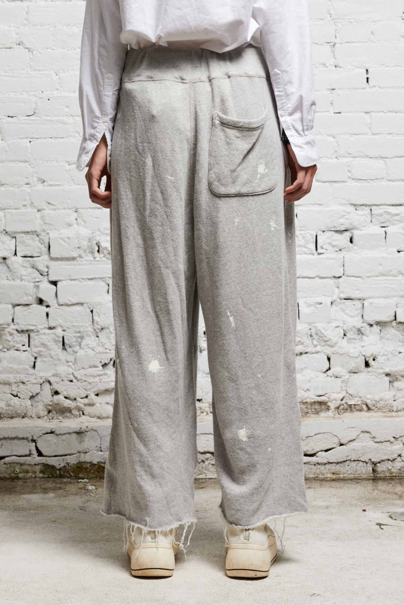ARTICULATED KNEE SWEATPANT - HEATHER GREY