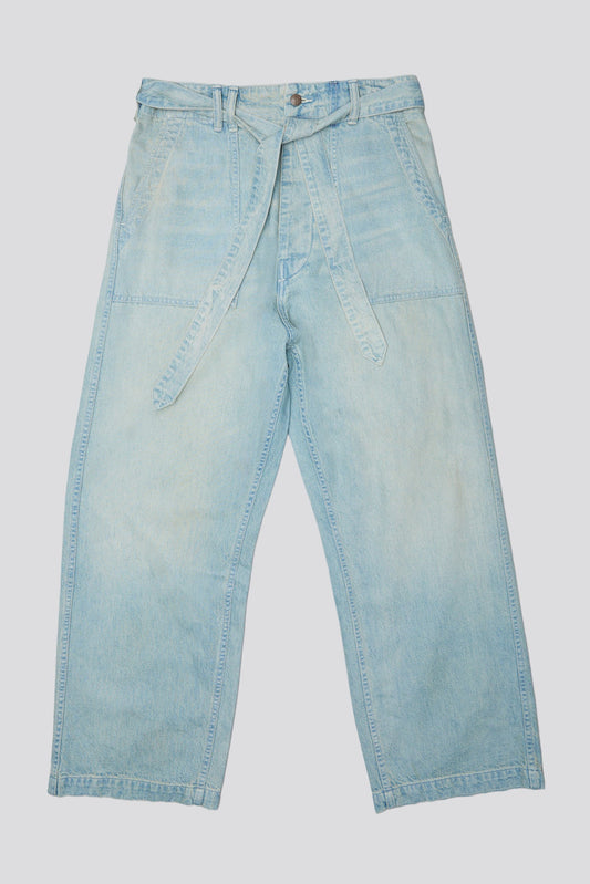 BELTED VENTI UTILITY PANT - LENNON BLUE