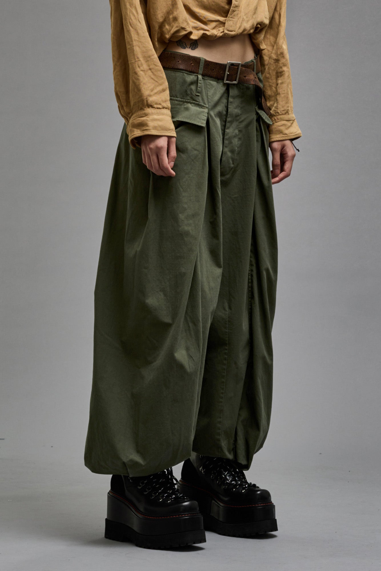 JESSE ARMY PANT - OLIVE RIPSTOP