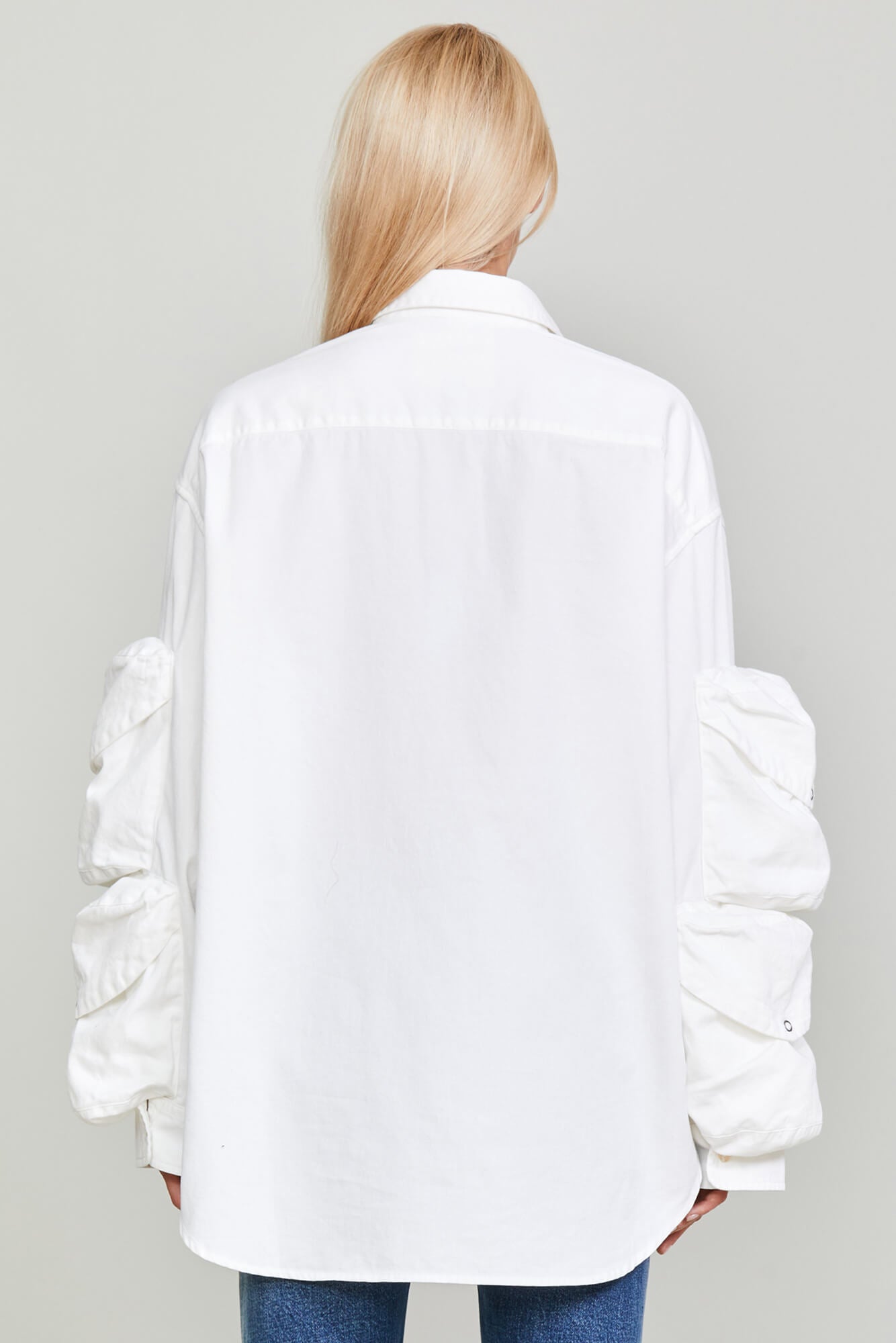 MULTIPOCKET BUTTON DOWN - WHITE