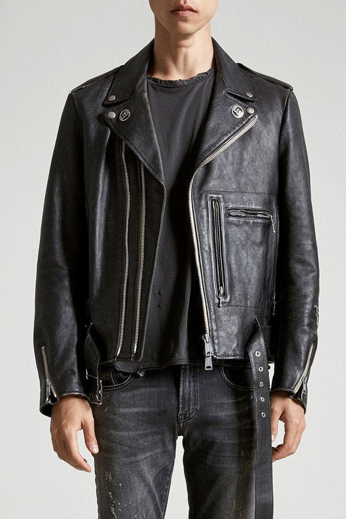 Classic Moto Jacket - Black