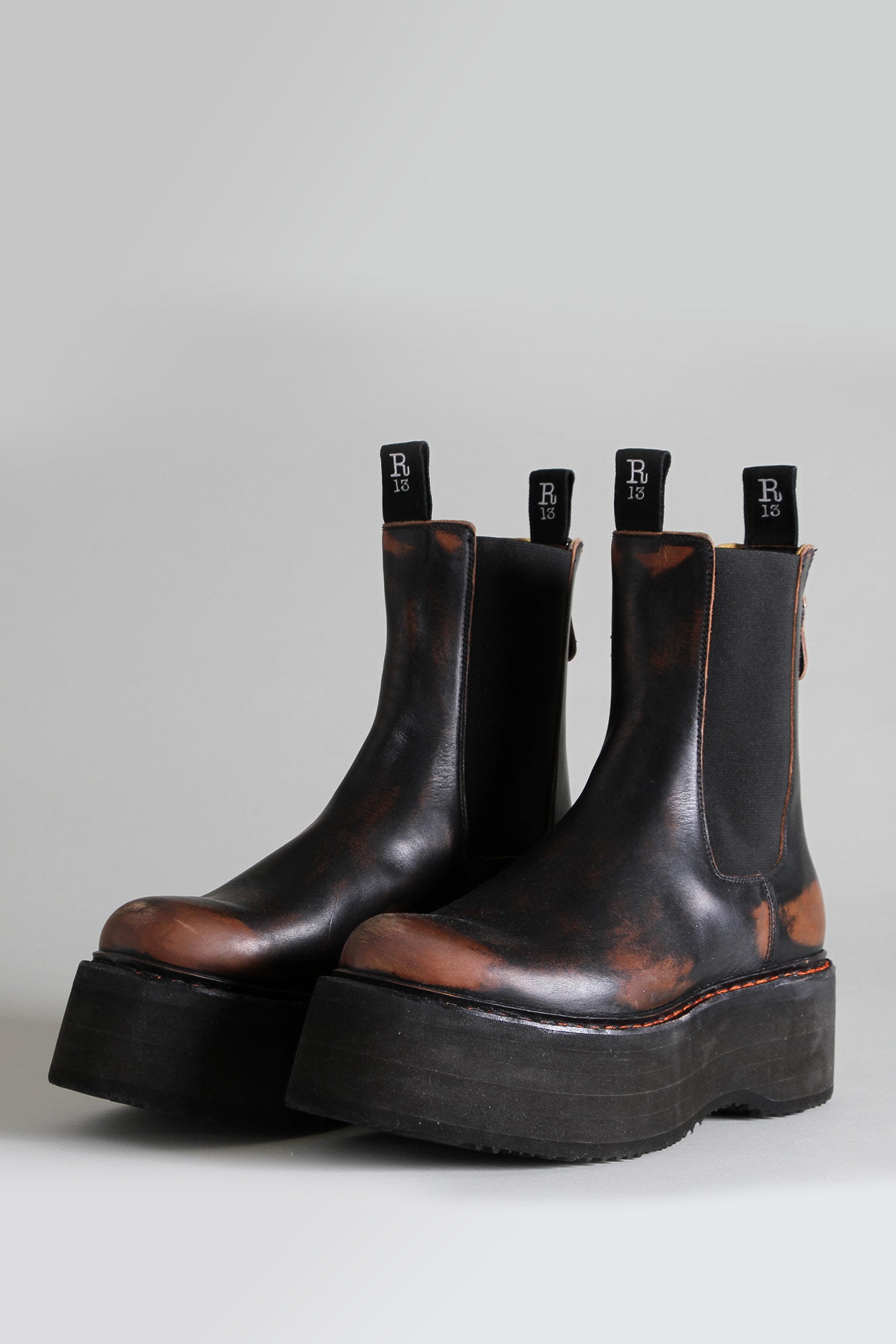DOUBLE STACK CHELSEA BOOT - ART REMOVE