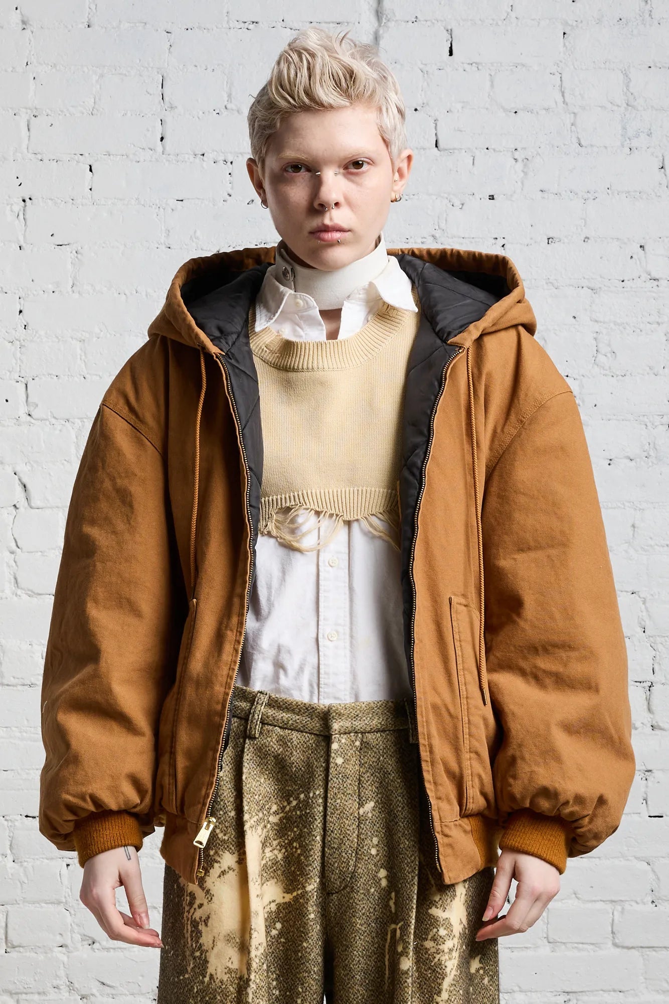 Oversized Workwear Bomber - R13