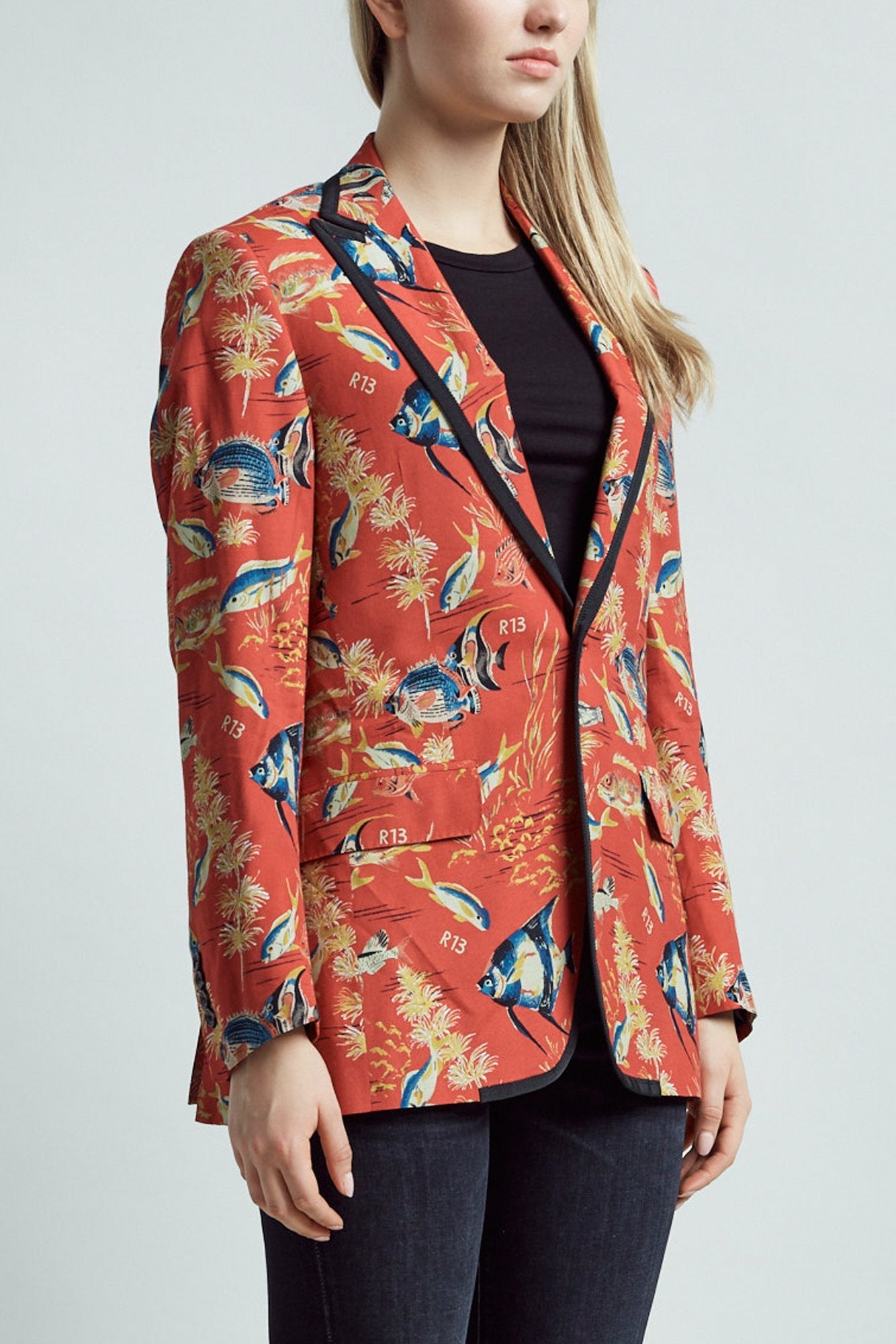 Peak Lapel Tuxedo - Red Fish - R13
