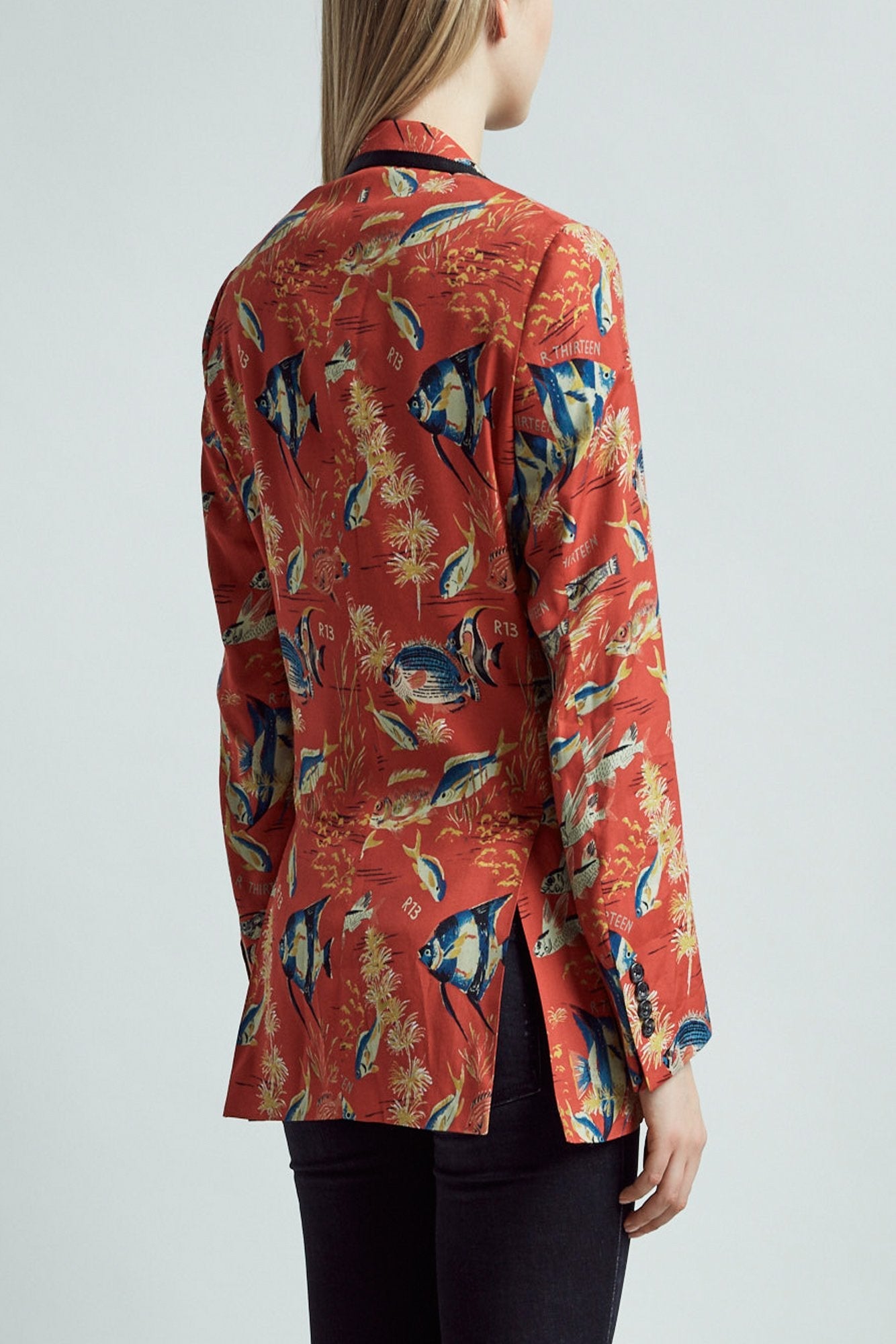Peak Lapel Tuxedo - Red Fish - R13