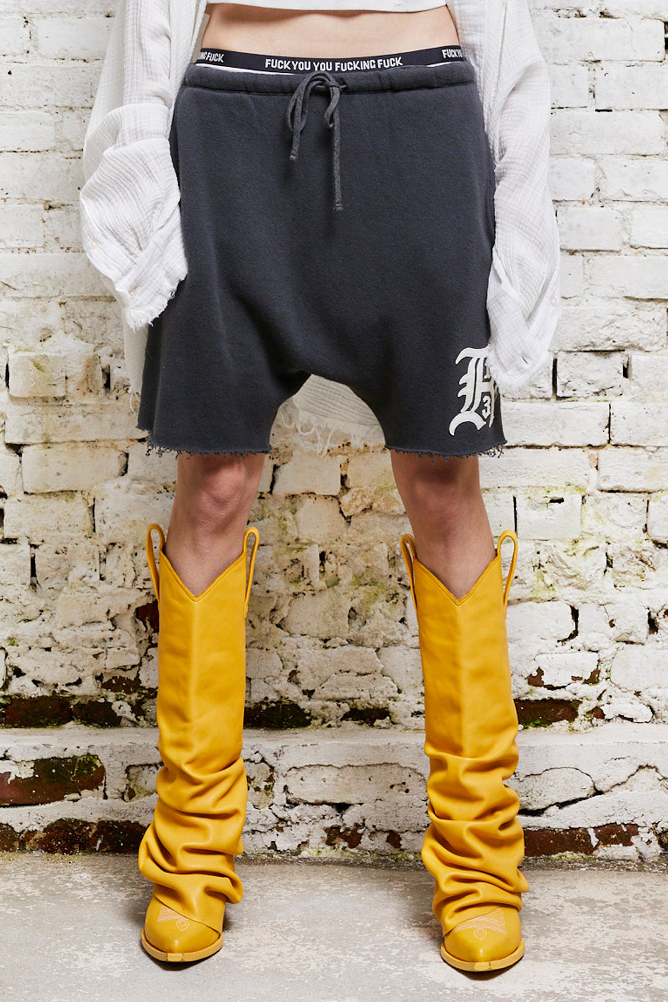 R13 Logo Short - Black - R13