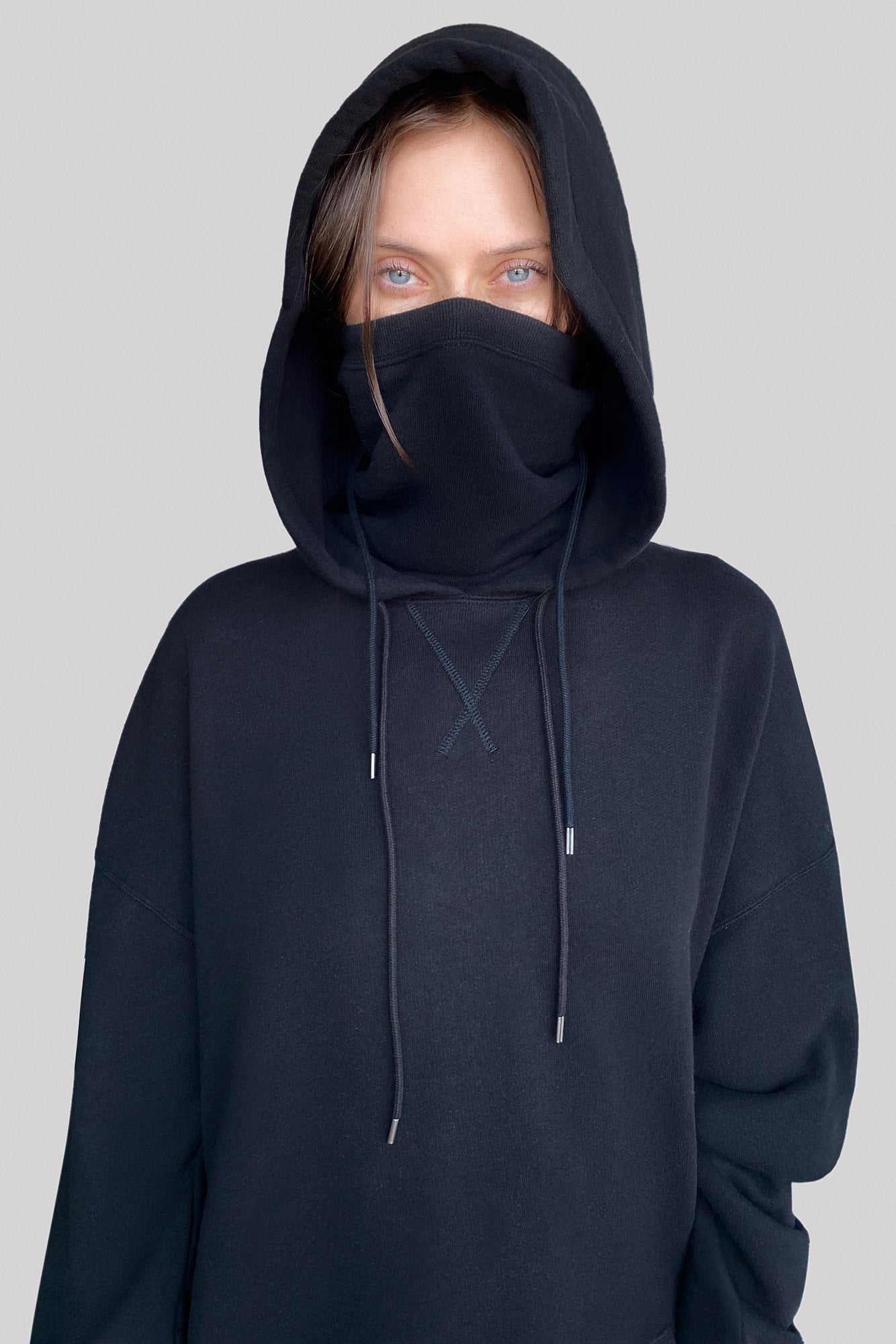 R13 Maskup Vintage Fleece Hoodie - R13
