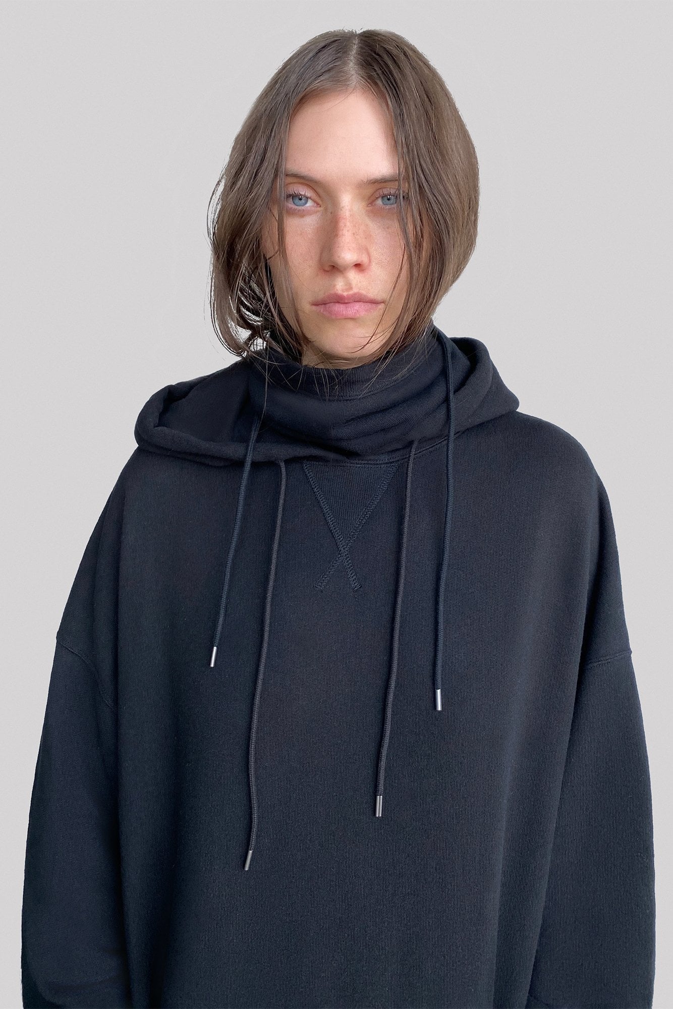 R13 Maskup Vintage Fleece Hoodie - R13