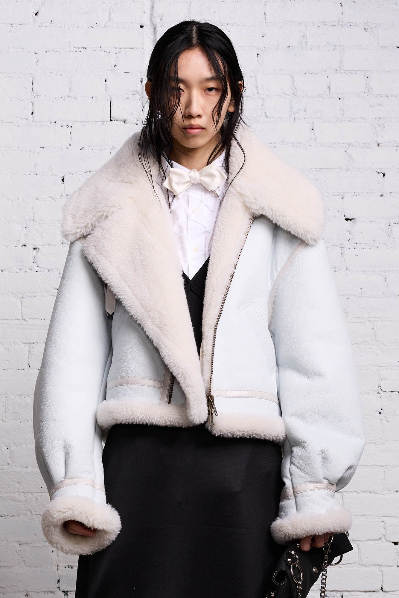 Shearling Aviator - White - R13