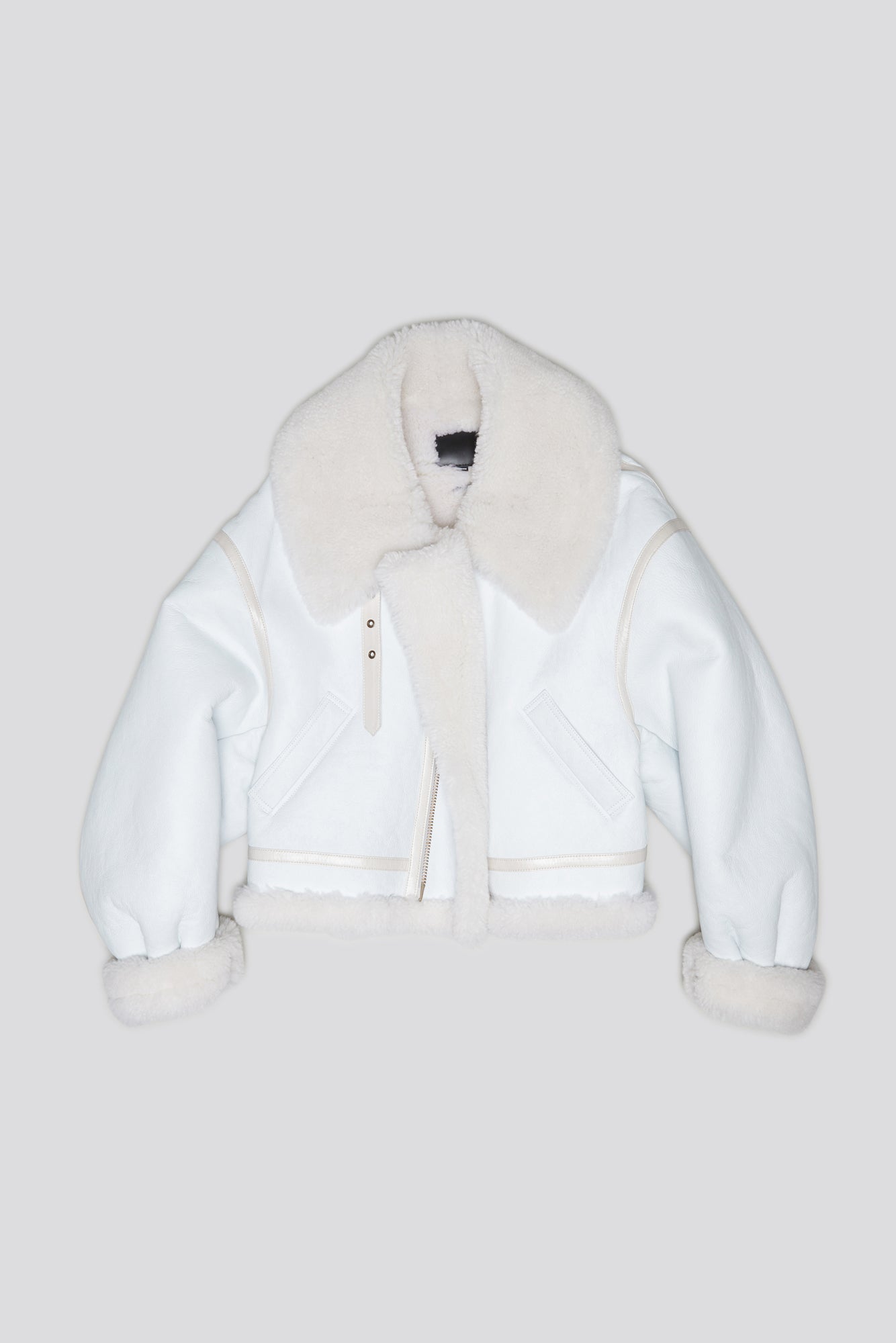 Shearling Aviator - White - R13