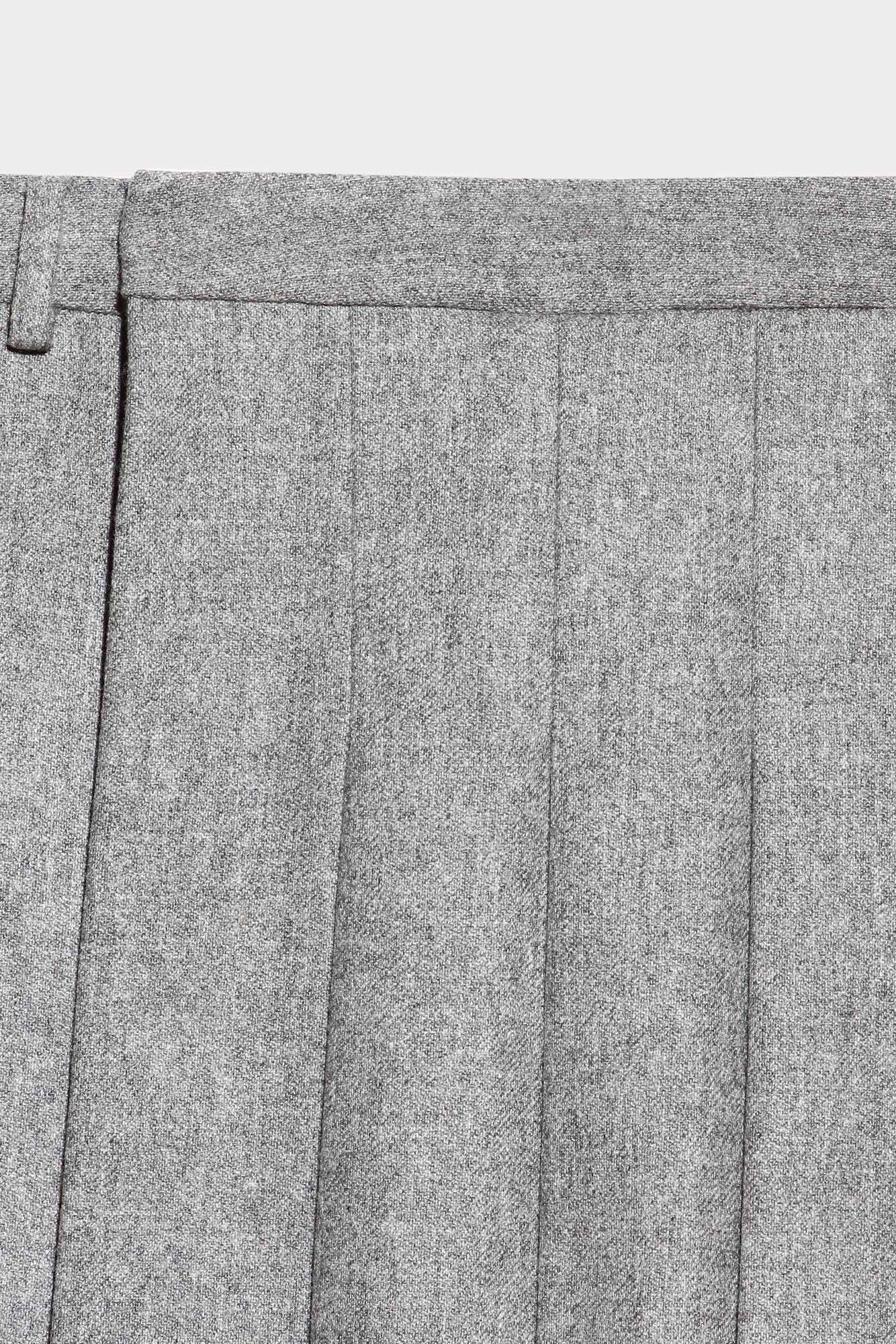 Tailored Pleated Skort - Light Grey - R13