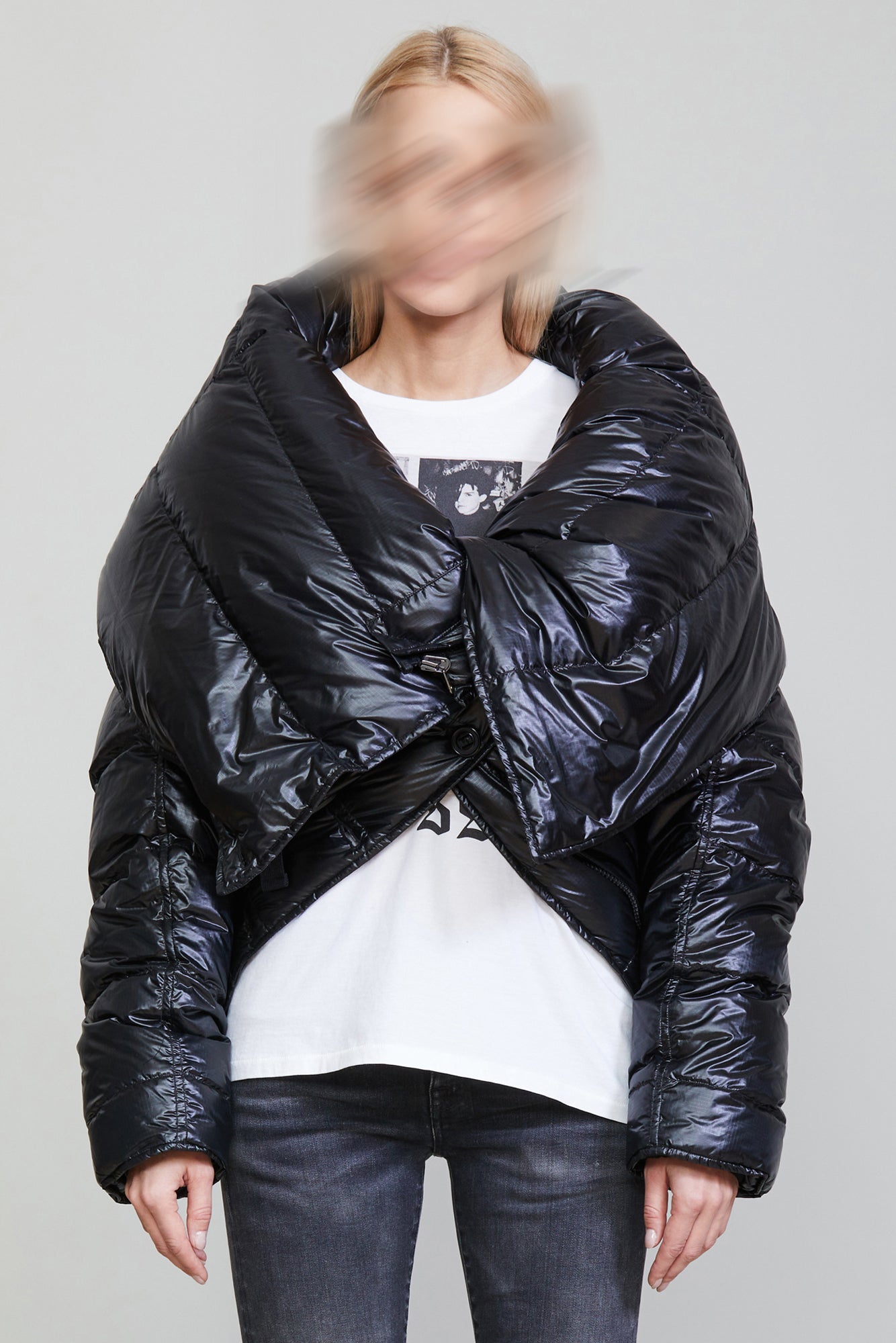 Upside-Down Coat - Black - R13