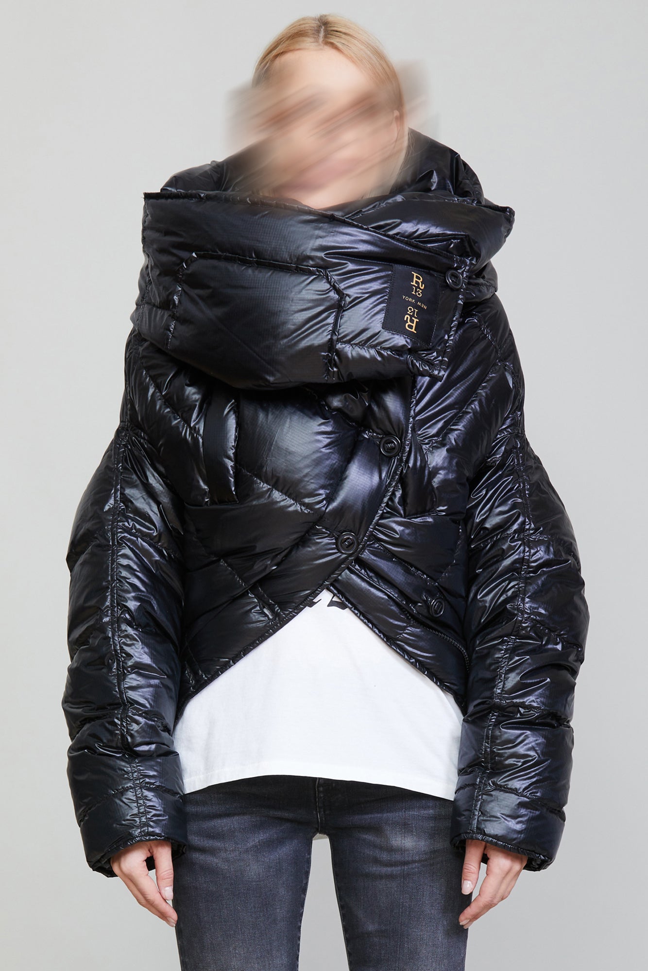 Upside-Down Coat - Black - R13