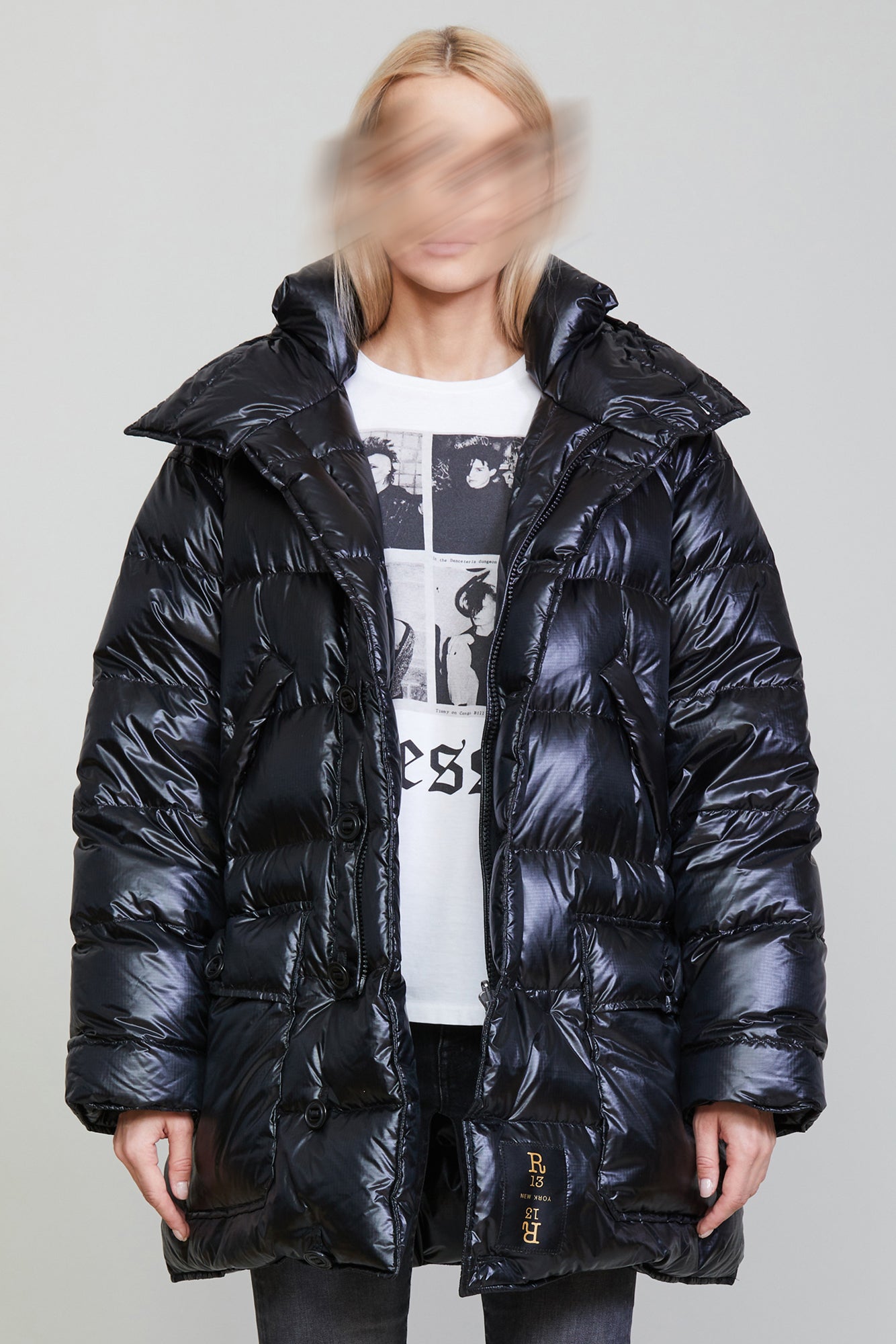 Upside-Down Coat - Black - R13