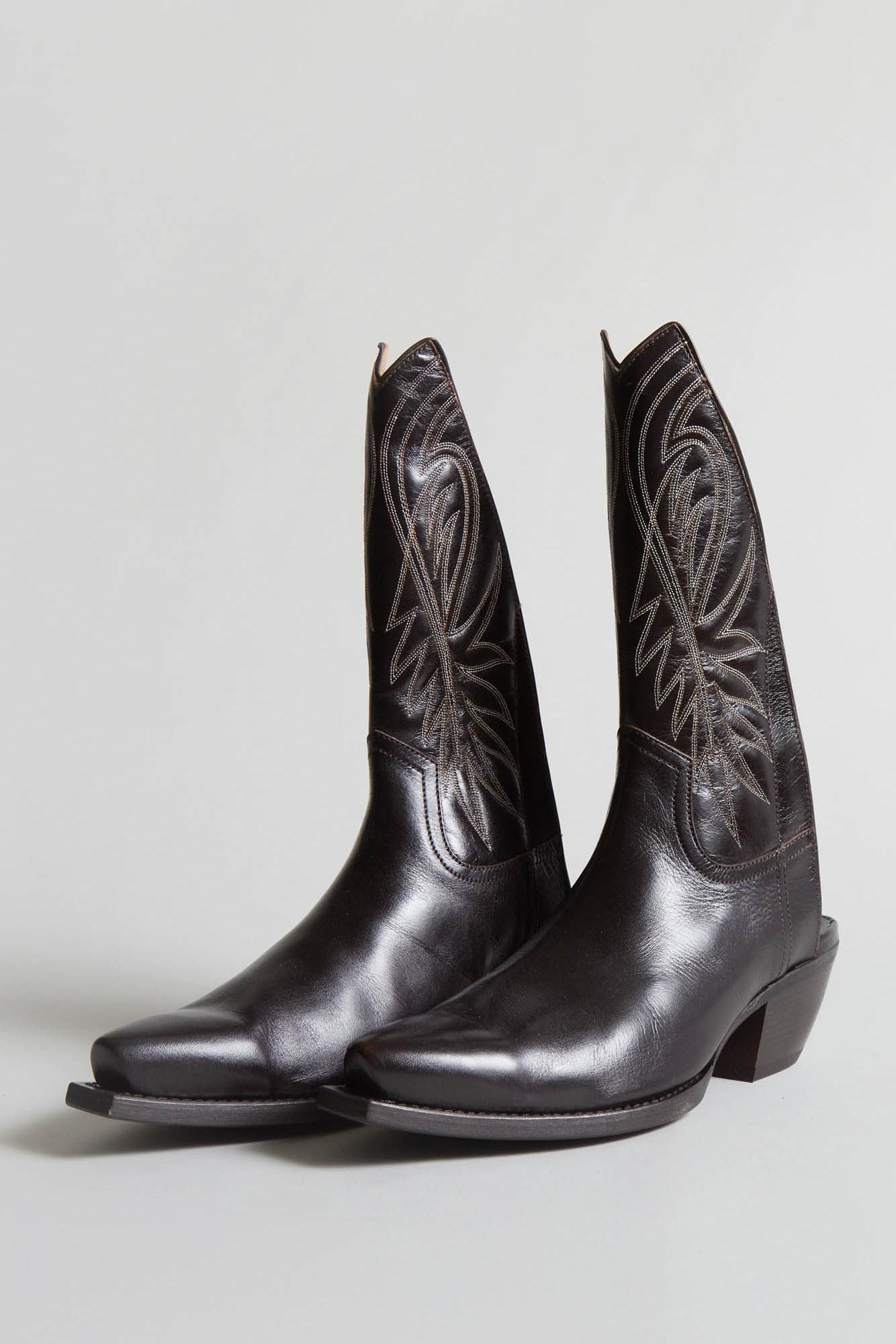 TALL HALF ANKLE COWBOY BOOT